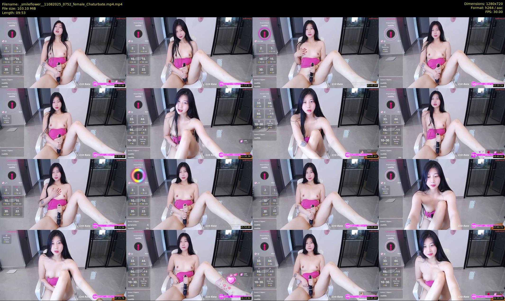 _smileflower_ — 10 minute Chaturbate female cam show recording, 720p, Aug 11, 2025