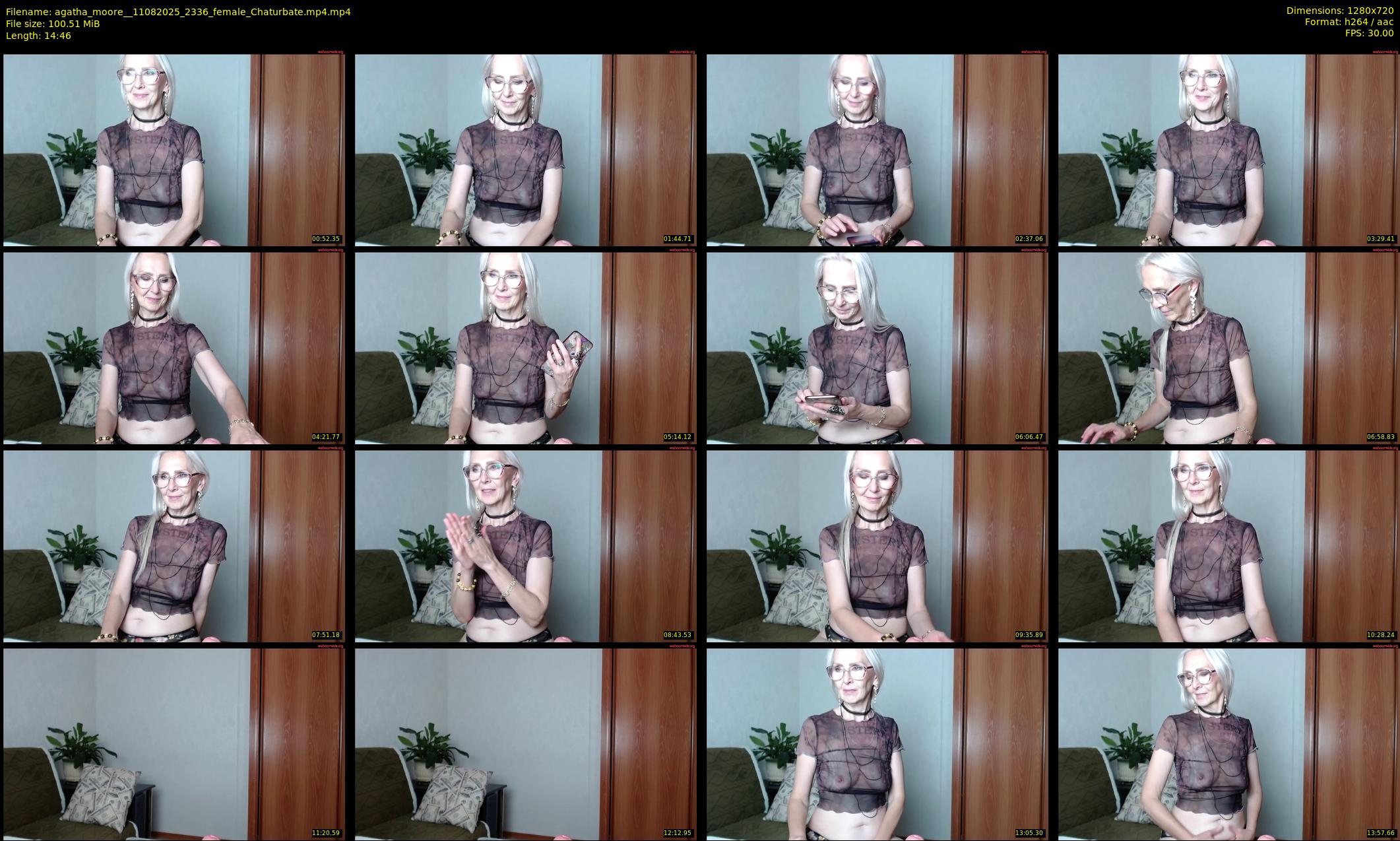 agatha_moore_ — 15 minute Chaturbate female cam show recording, 720p, Aug 11, 2025