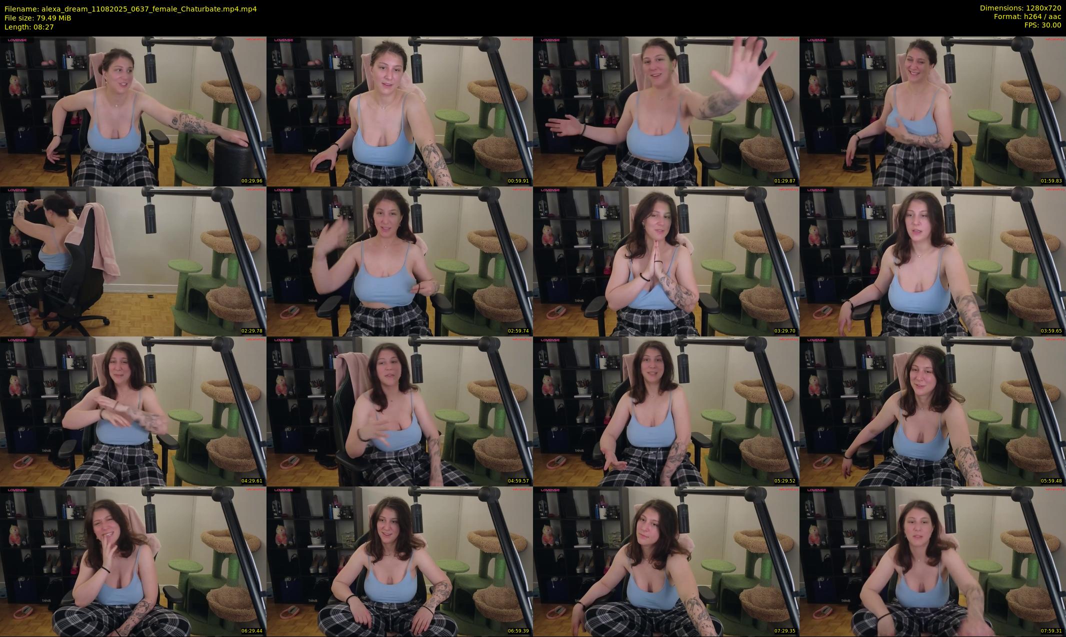 alexa_dream — 9 minute Chaturbate female cam show recording, 720p, Aug 11, 2025