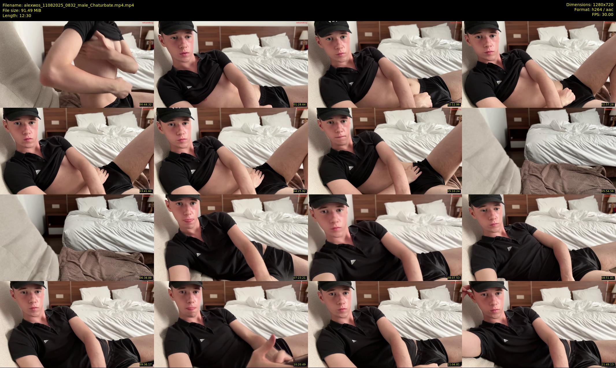 alexwos — 13 minute Chaturbate male cam show recording, 720p, Aug 11, 2025