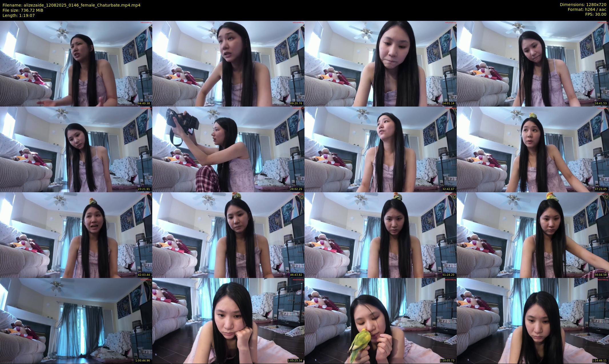 alizezaide — 80 minute Chaturbate female cam show recording, 720p, Aug 12, 2025