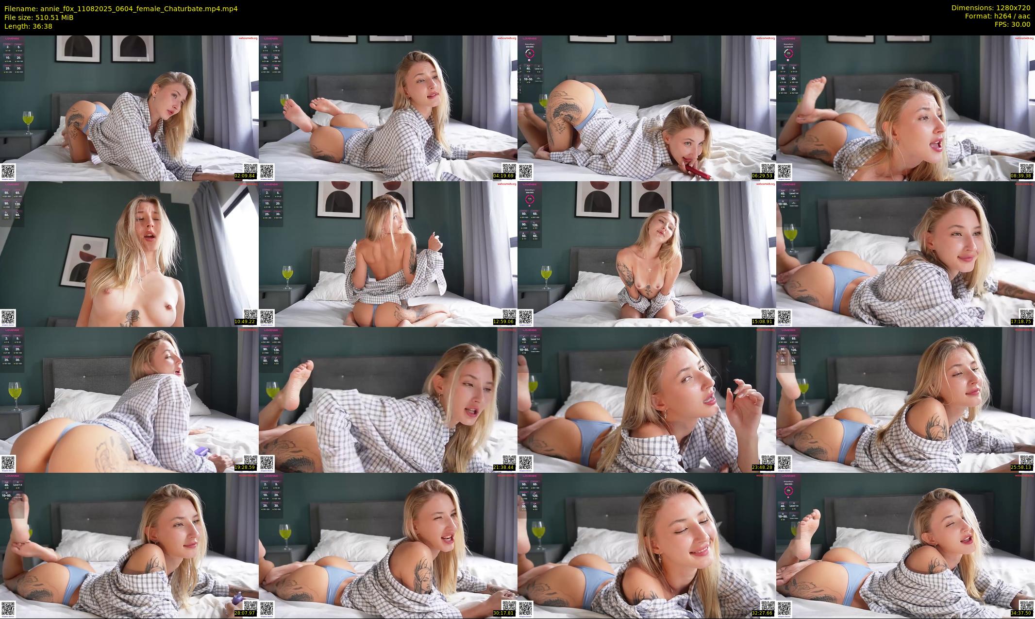 annie_f0x — 37 minute Chaturbate female cam show recording, 720p, Aug 11, 2025
