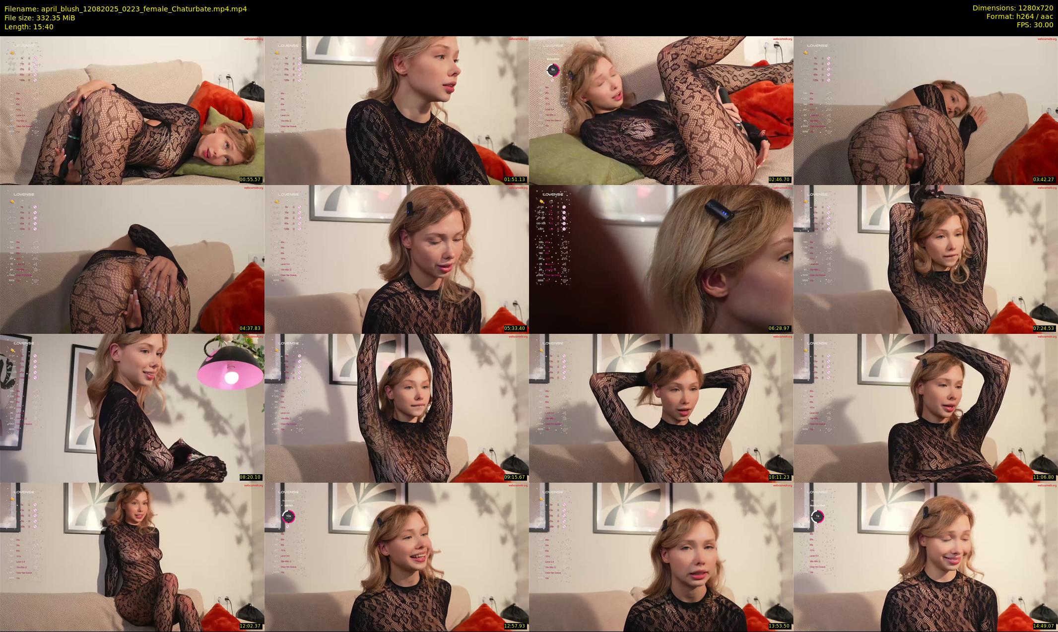 april_blush — 16 minute Chaturbate female cam show recording, 720p, Aug 12, 2025