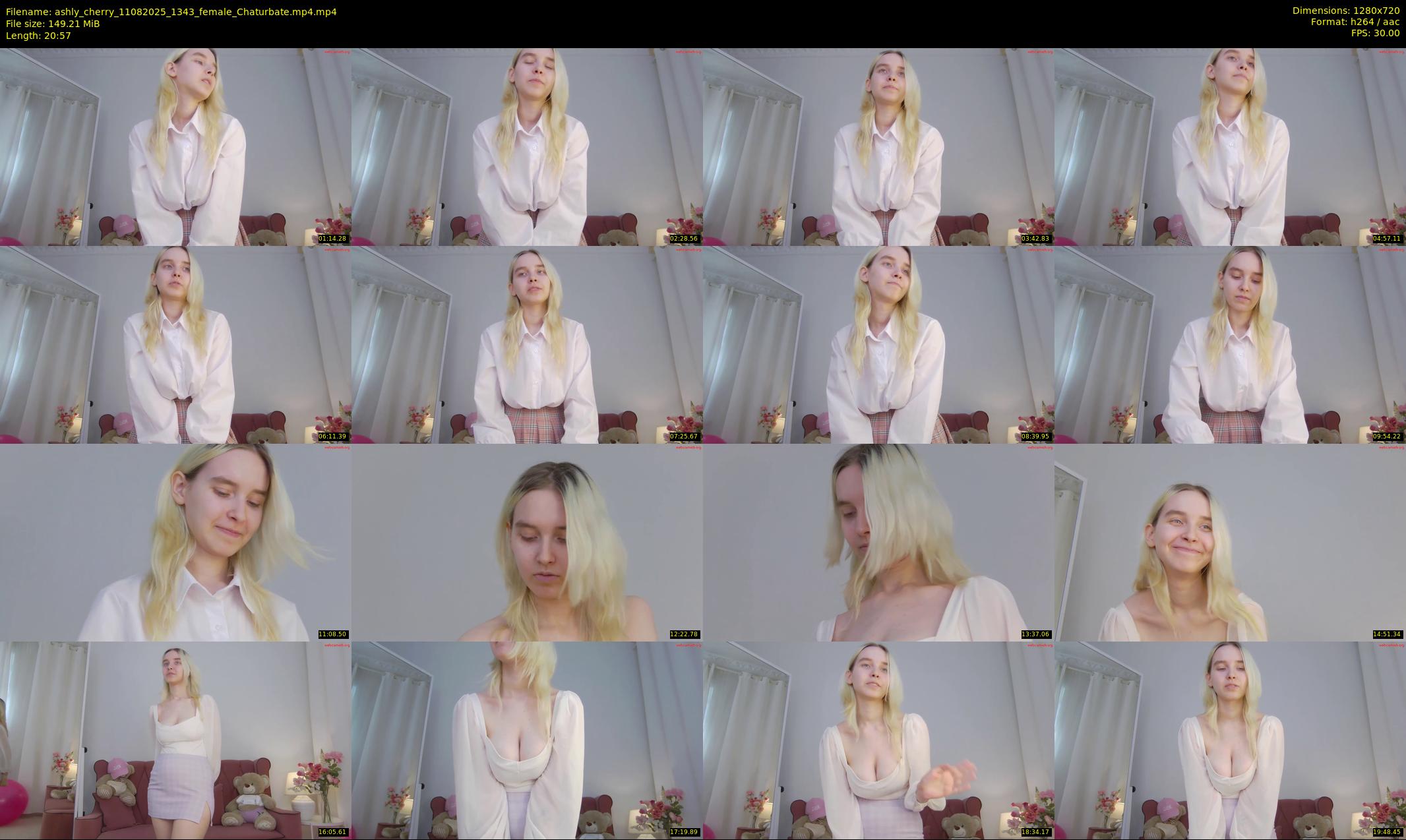 ashly_cherry — 21 minute Chaturbate female cam show recording, 720p, Aug 11, 2025