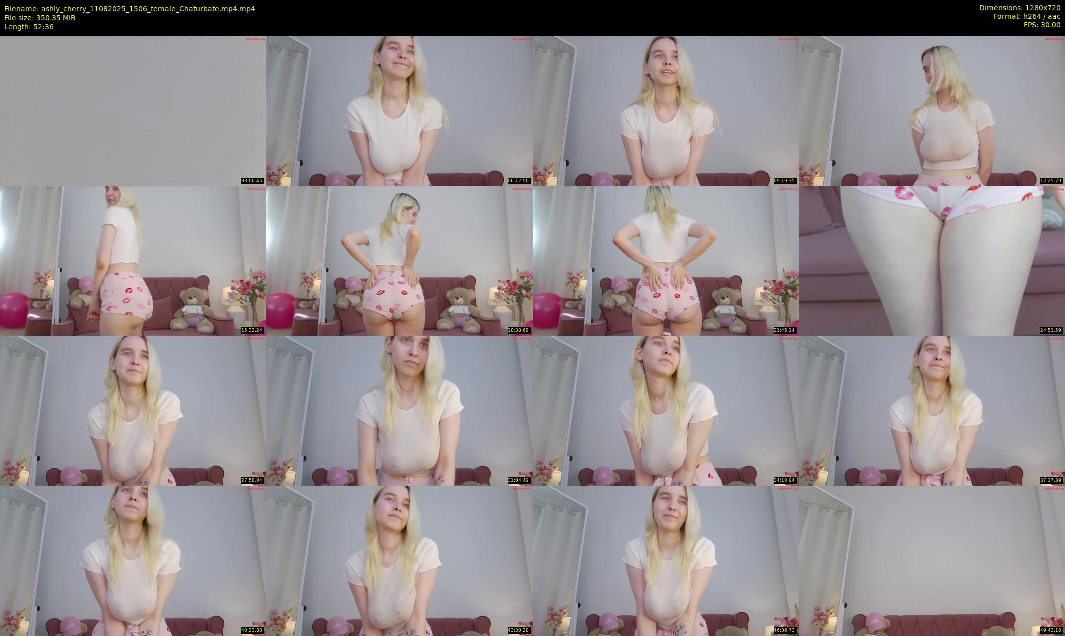 ashly_cherry — 53 minute Chaturbate female cam show recording, 720p, Aug 11, 2025