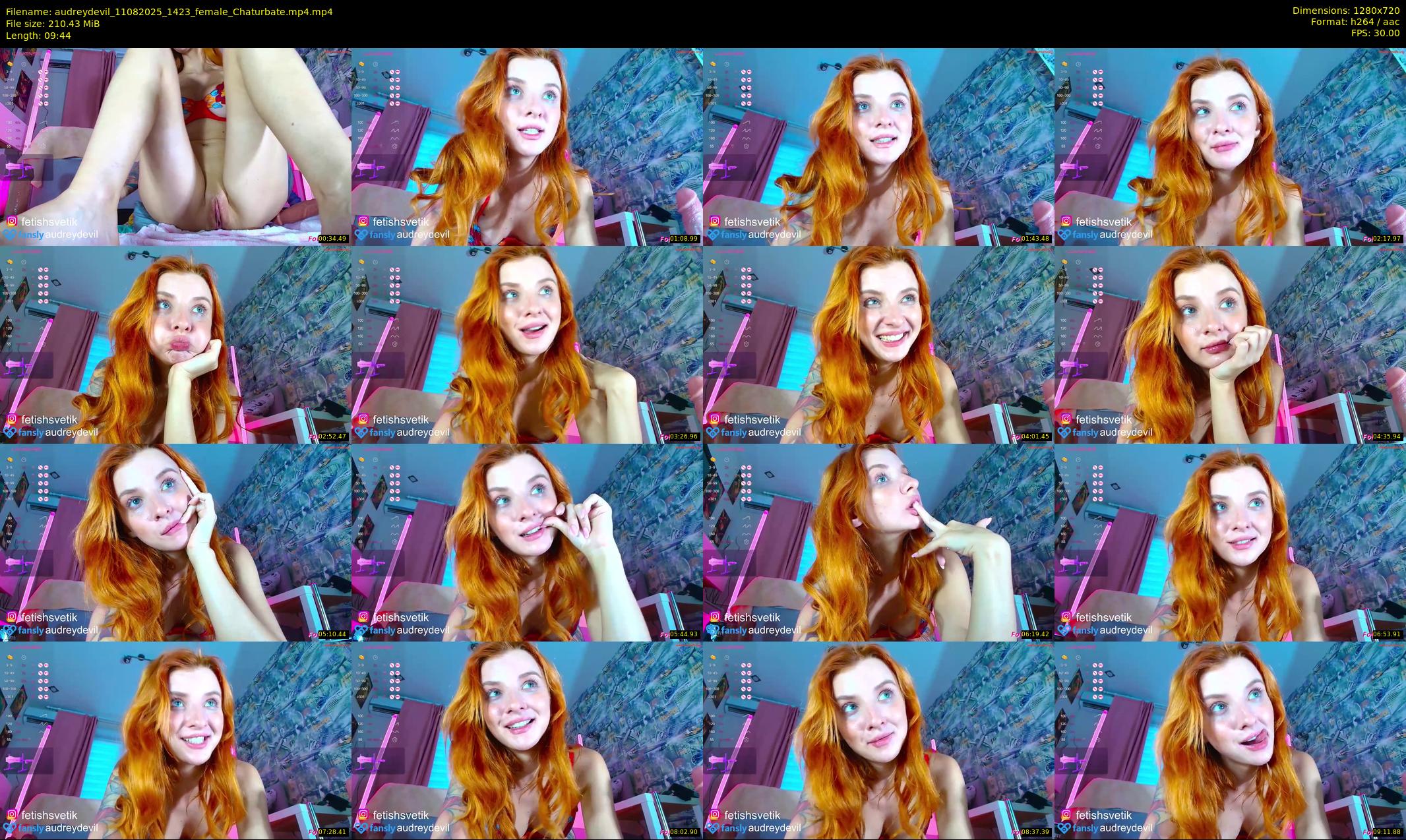 audreydevil — 10 minute Chaturbate female cam show recording, 720p, Aug 11, 2025