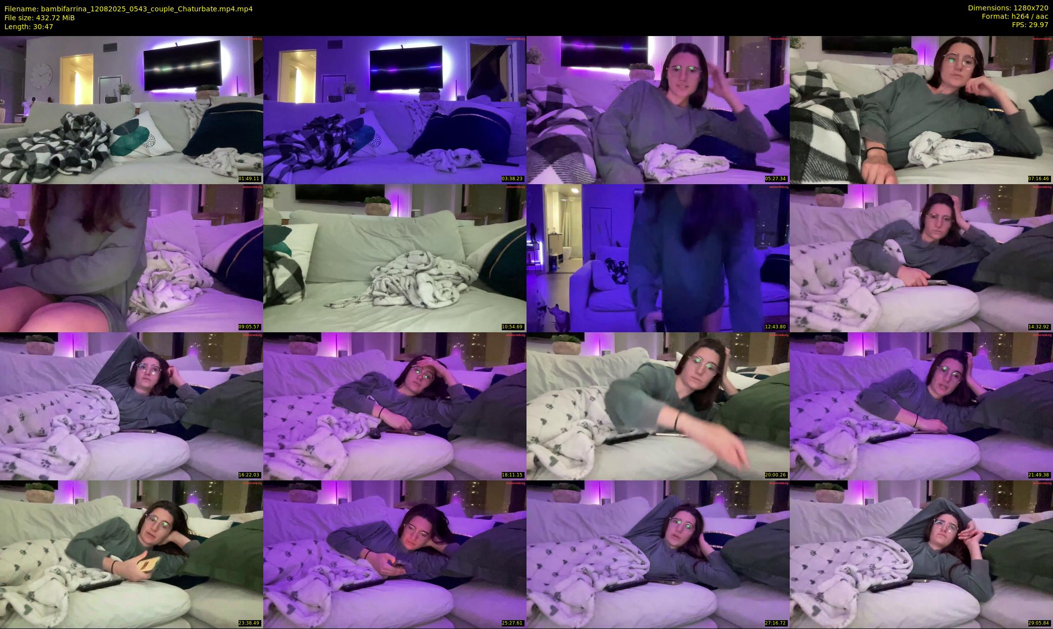 bambifarrina — 31 minute Chaturbate couple cam show recording, 720p, Aug 12, 2025