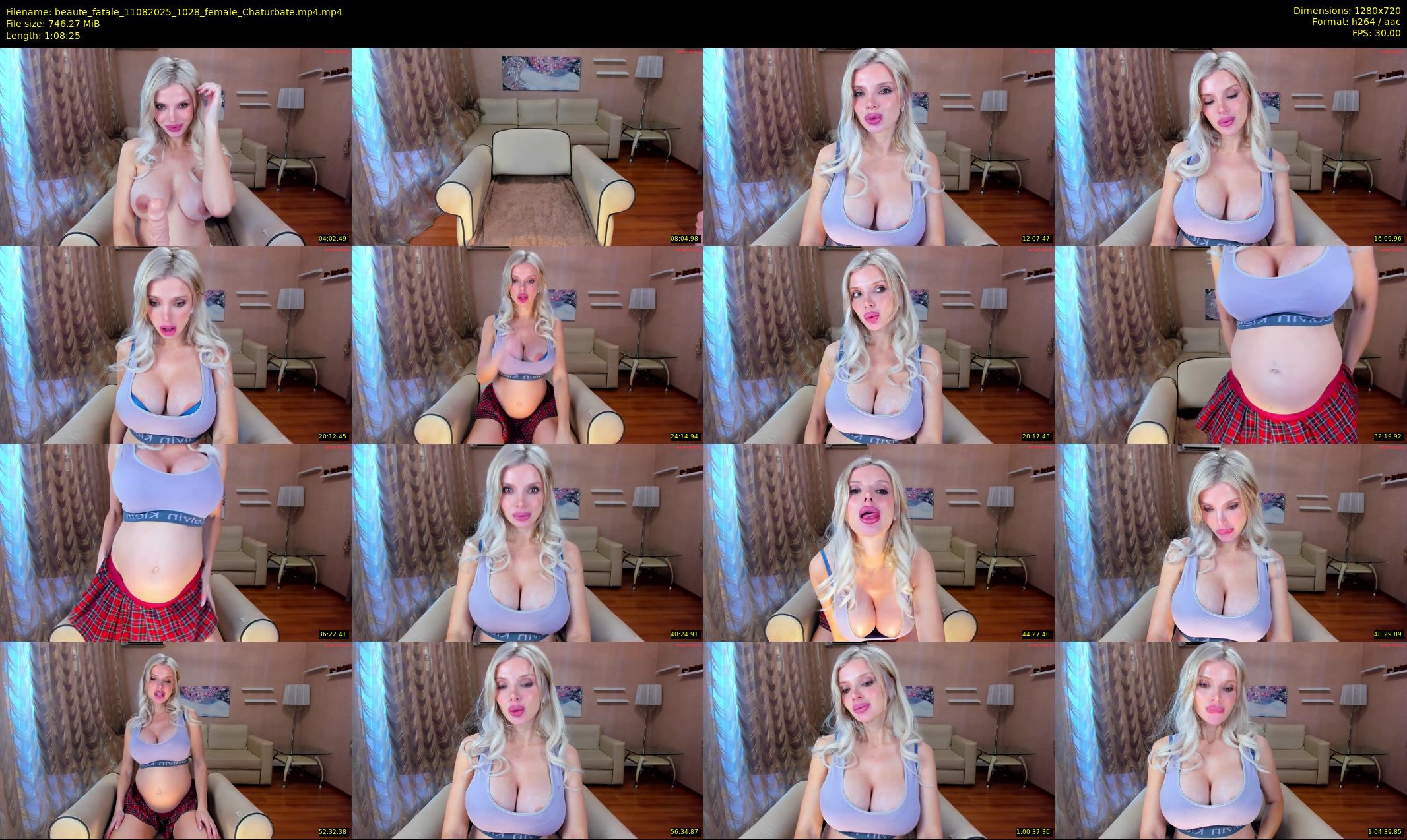 beaute_fatale — 69 minute Chaturbate female cam show recording, 720p, Aug 11, 2025
