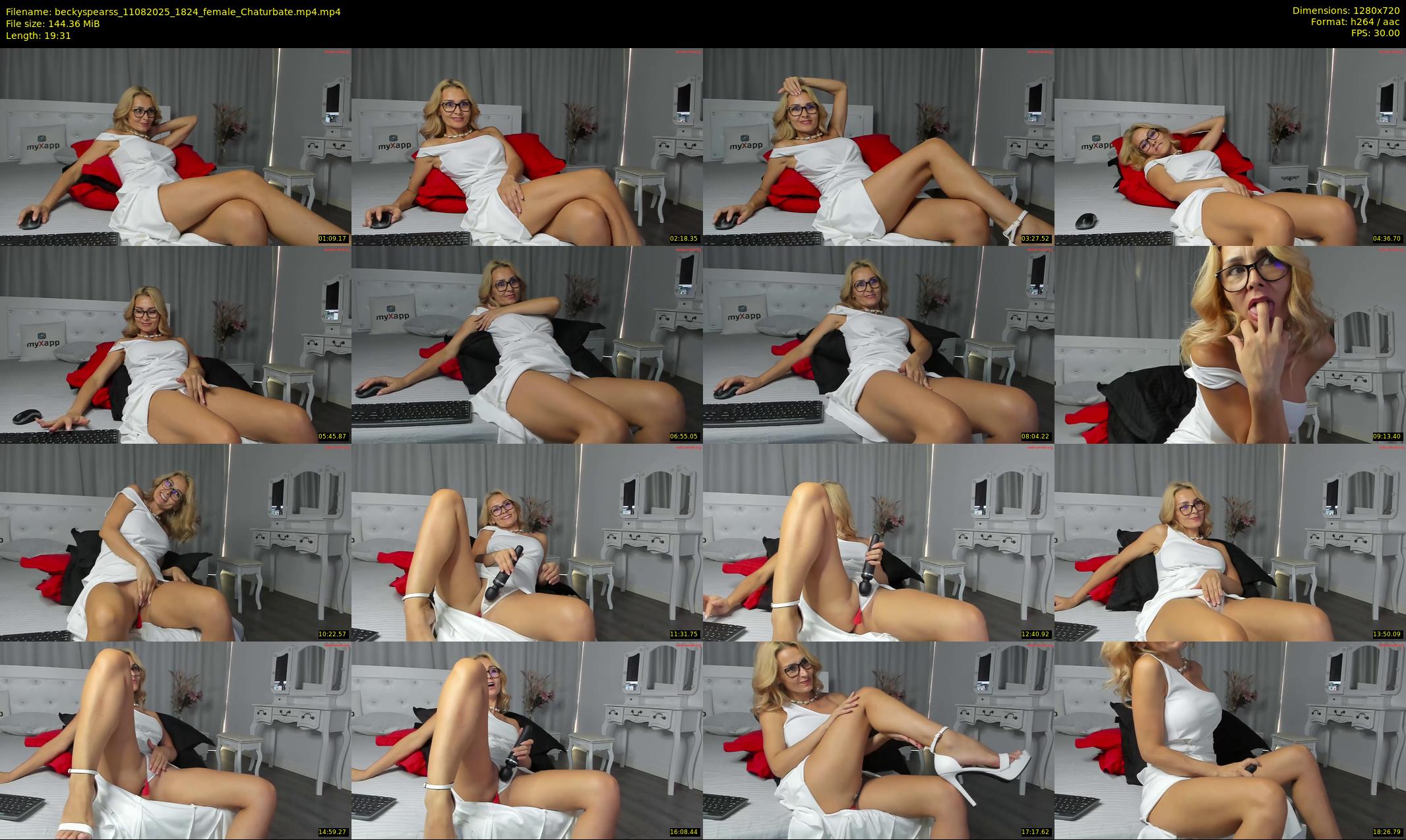 beckyspearss — 20 minute Chaturbate female cam show recording, 720p, Aug 11, 2025
