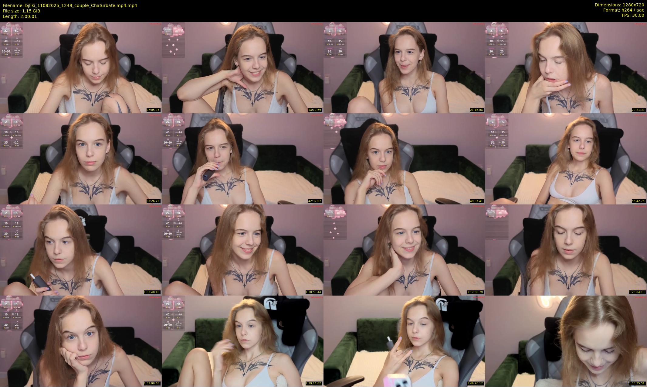bjliki — 121 minute Chaturbate couple cam show recording, 720p, Aug 11, 2025