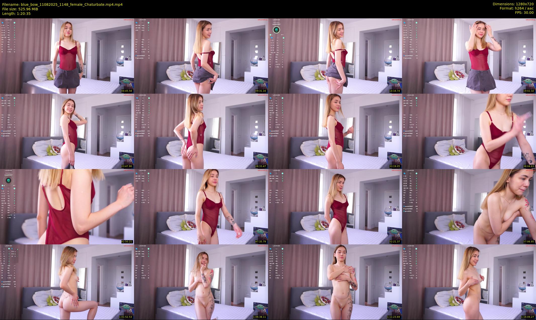 blue_bow — 81 minute Chaturbate female cam show recording, 720p, Aug 11, 2025