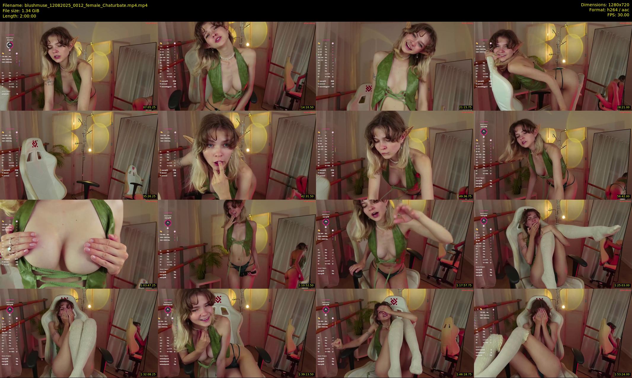 blushmuse — 120 minute Chaturbate female cam show recording, 720p, Aug 12, 2025