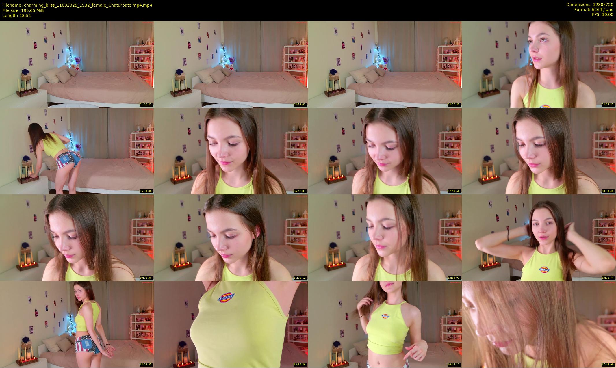 charming_bliss — 19 minute Chaturbate female cam show recording, 720p, Aug 11, 2025