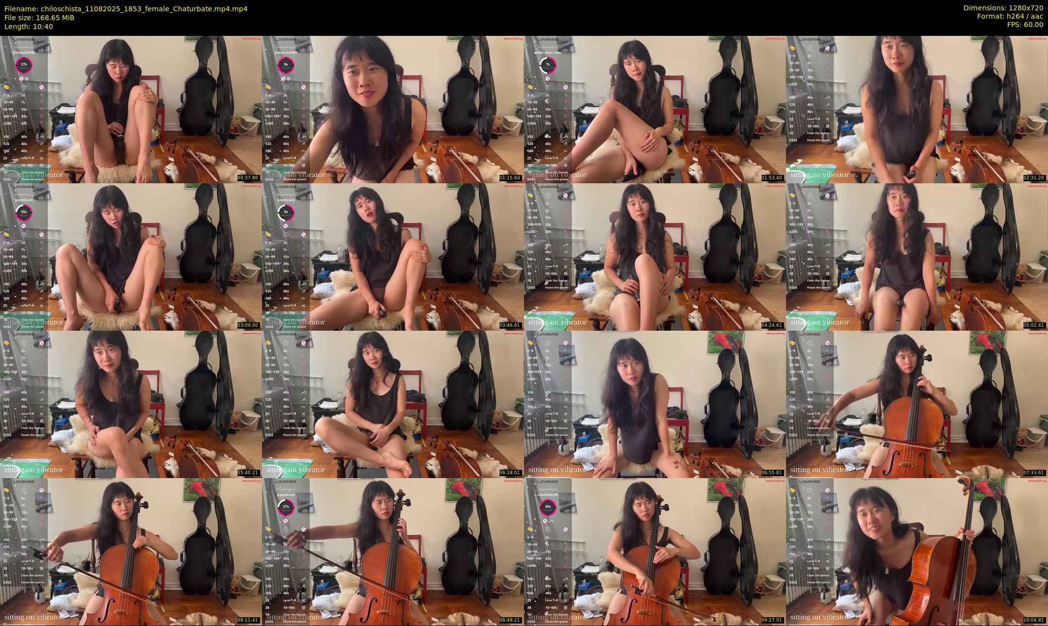 chiloschista — 11 minute Chaturbate female cam show recording, 720p, Aug 11, 2025