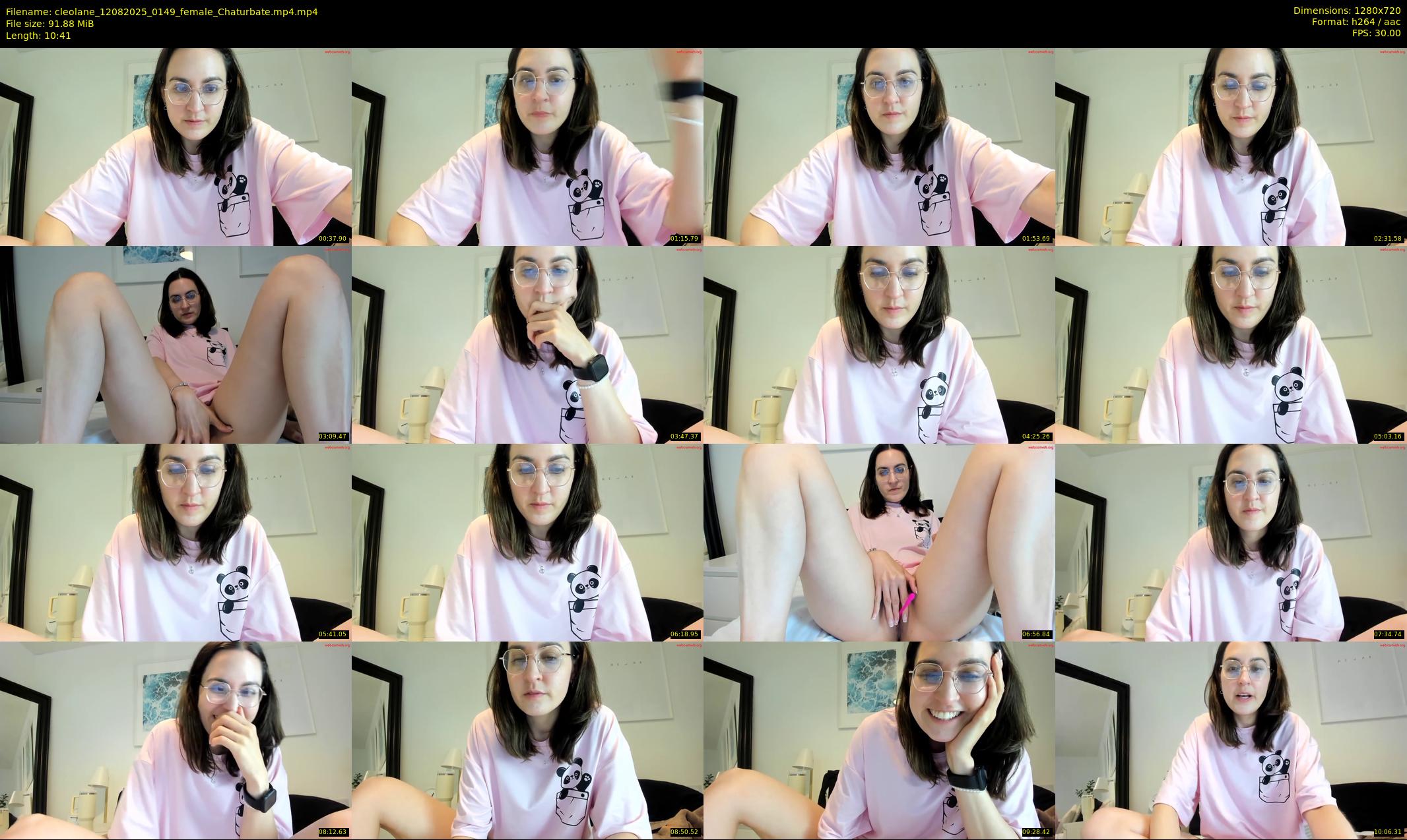 cleolane — 11 minute Chaturbate female cam show recording, 720p, Aug 12, 2025