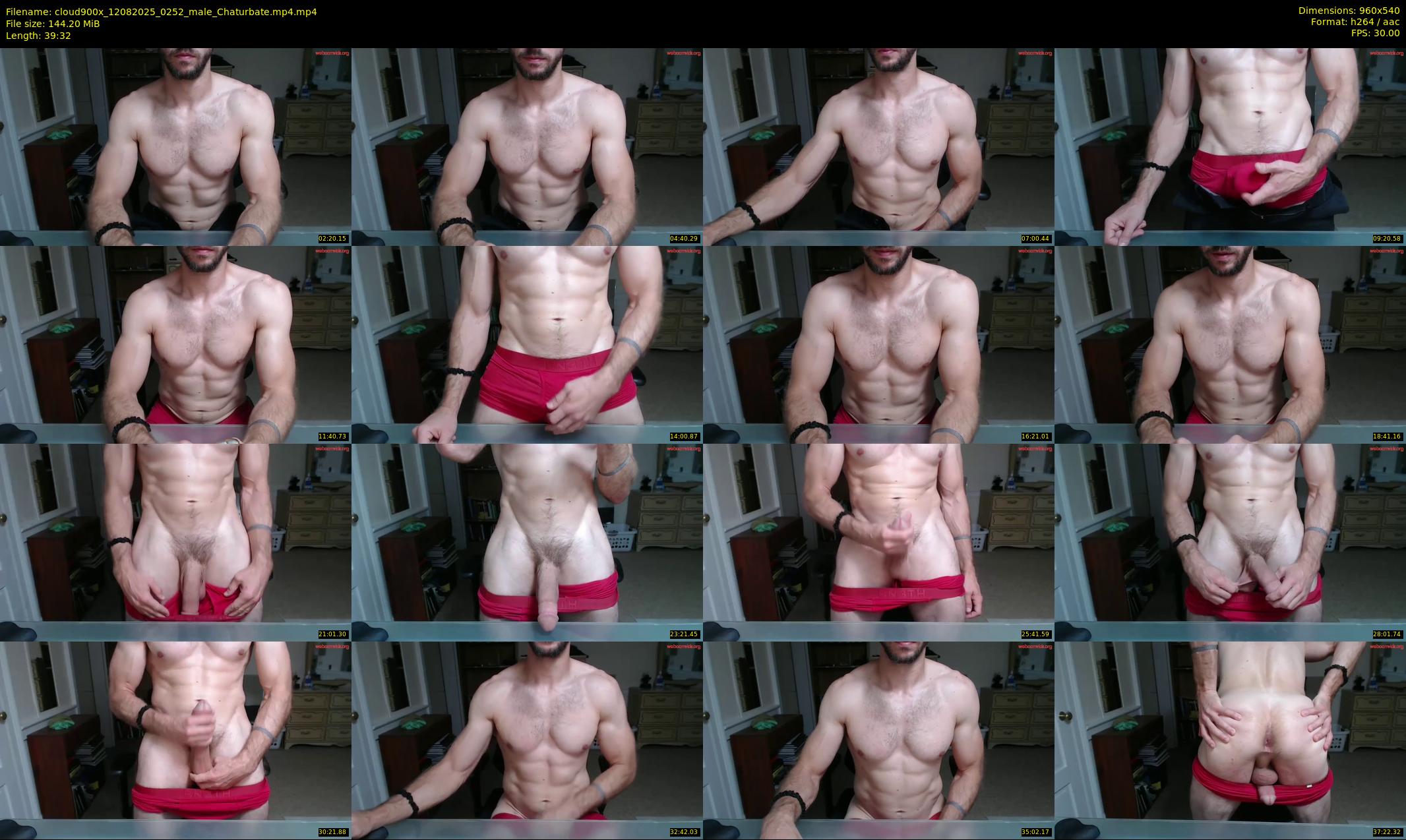 cloud900x — 40 minute Chaturbate male cam show recording, 480p, Aug 12, 2025