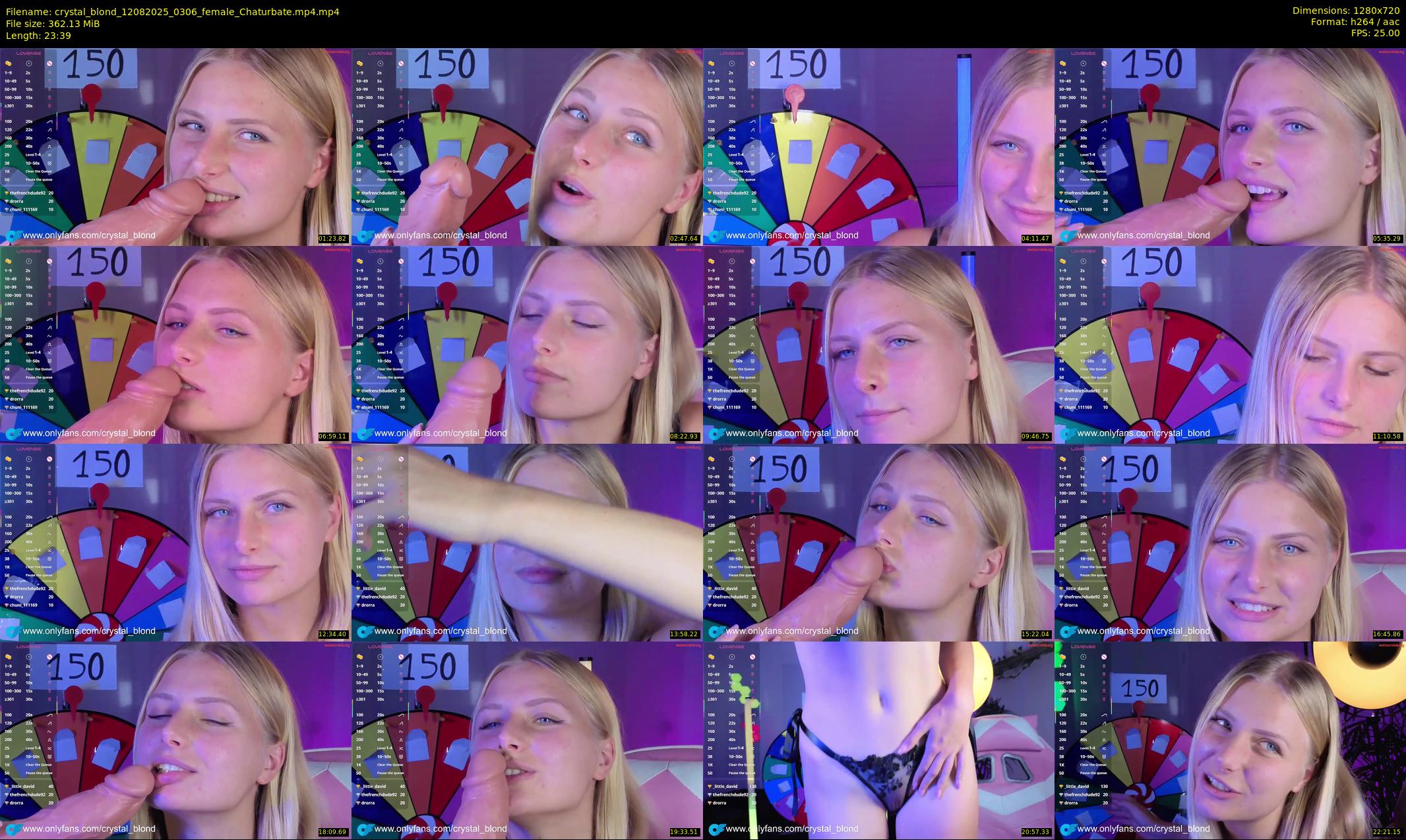 crystal_blond — 24 minute Chaturbate female cam show recording, 720p, Aug 12, 2025