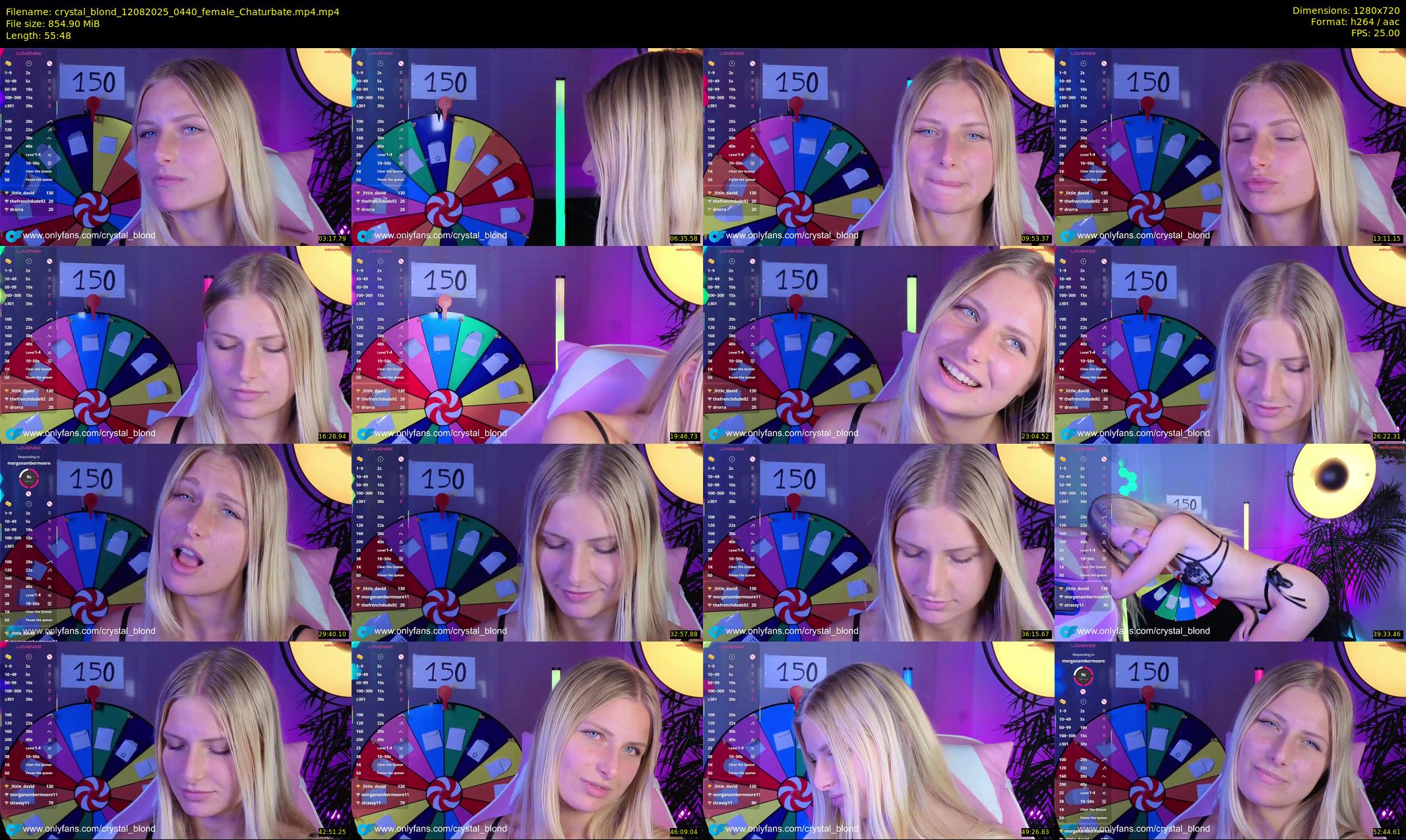 crystal_blond — 56 minute Chaturbate female cam show recording, 720p, Aug 12, 2025