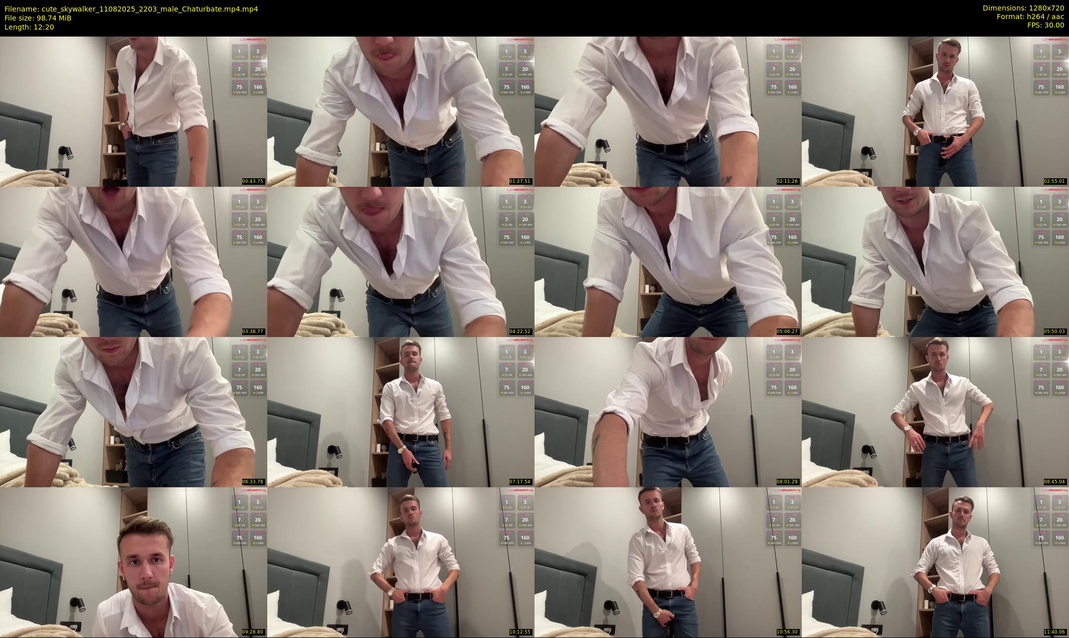 cute_skywalker — 13 minute Chaturbate male cam show recording, 720p, Aug 11, 2025