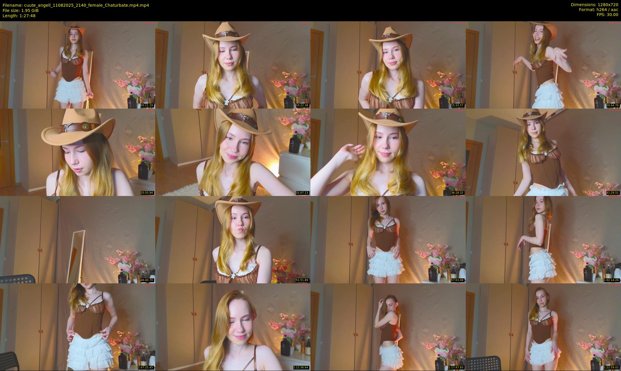 cuute_angell — 88 minute Chaturbate female cam show recording, 720p, Aug 11, 2025