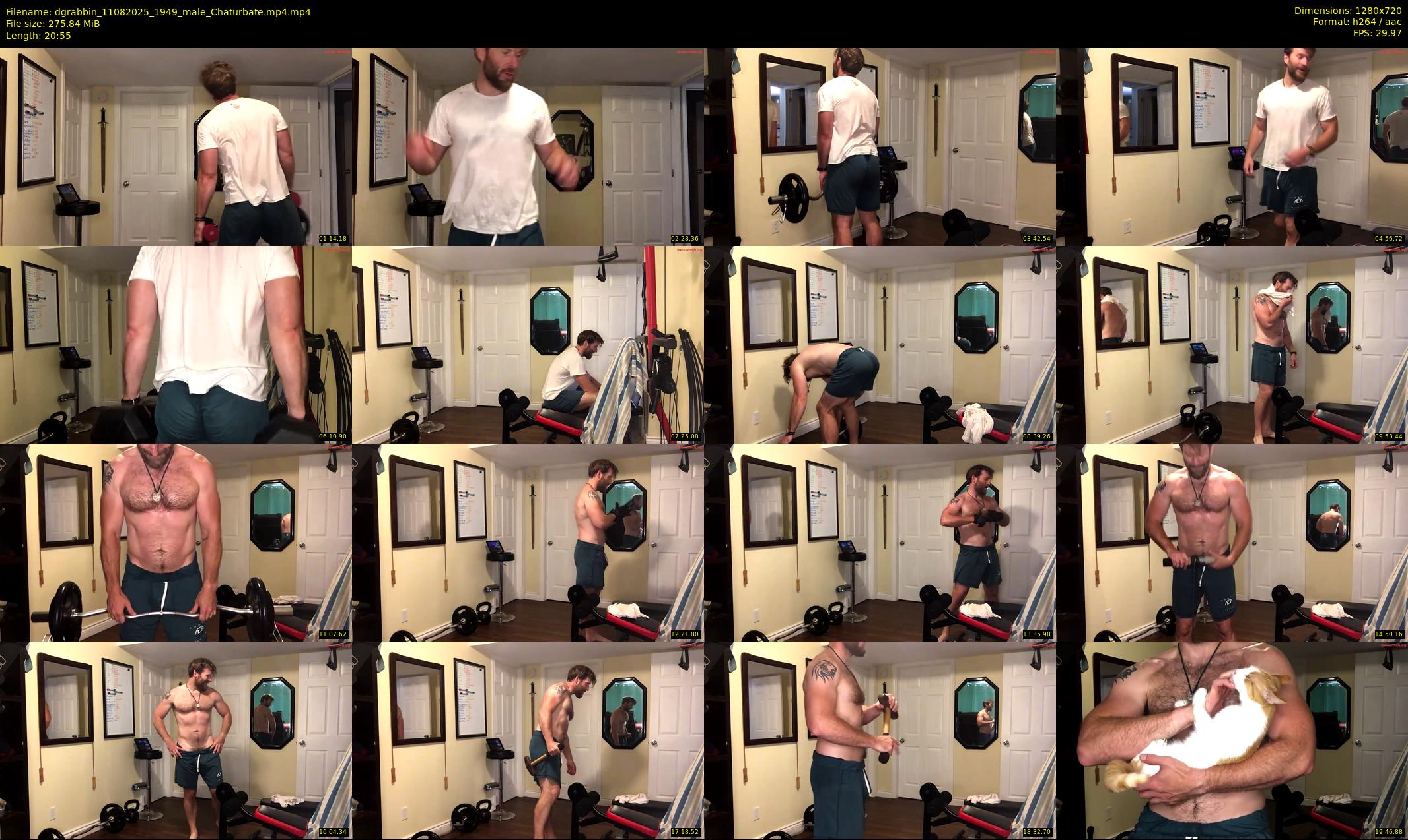 dgrabbin — 21 minute Chaturbate male cam show recording, 720p, Aug 11, 2025