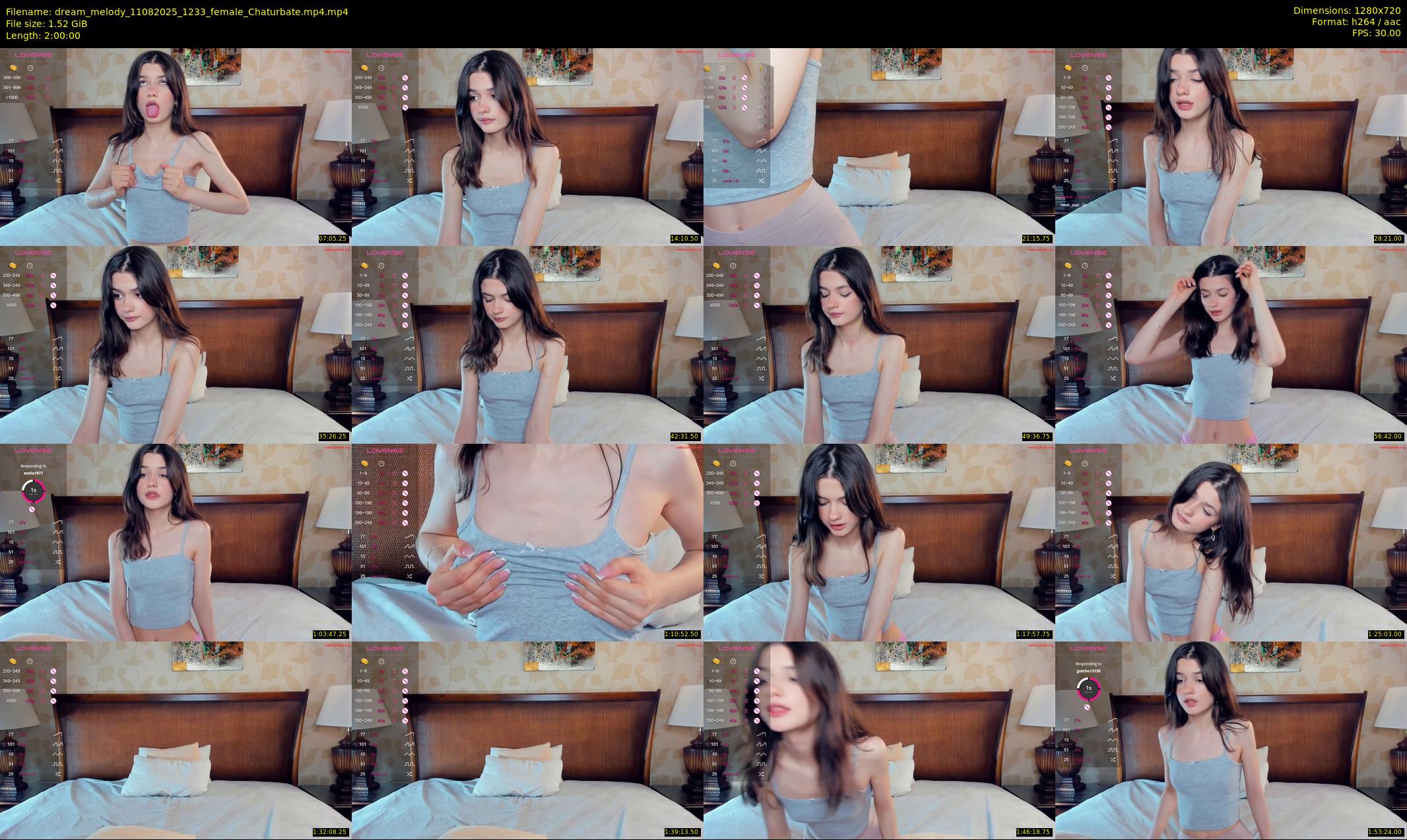 dream_melody — 120 minute Chaturbate female cam show recording, 720p, Aug 11, 2025