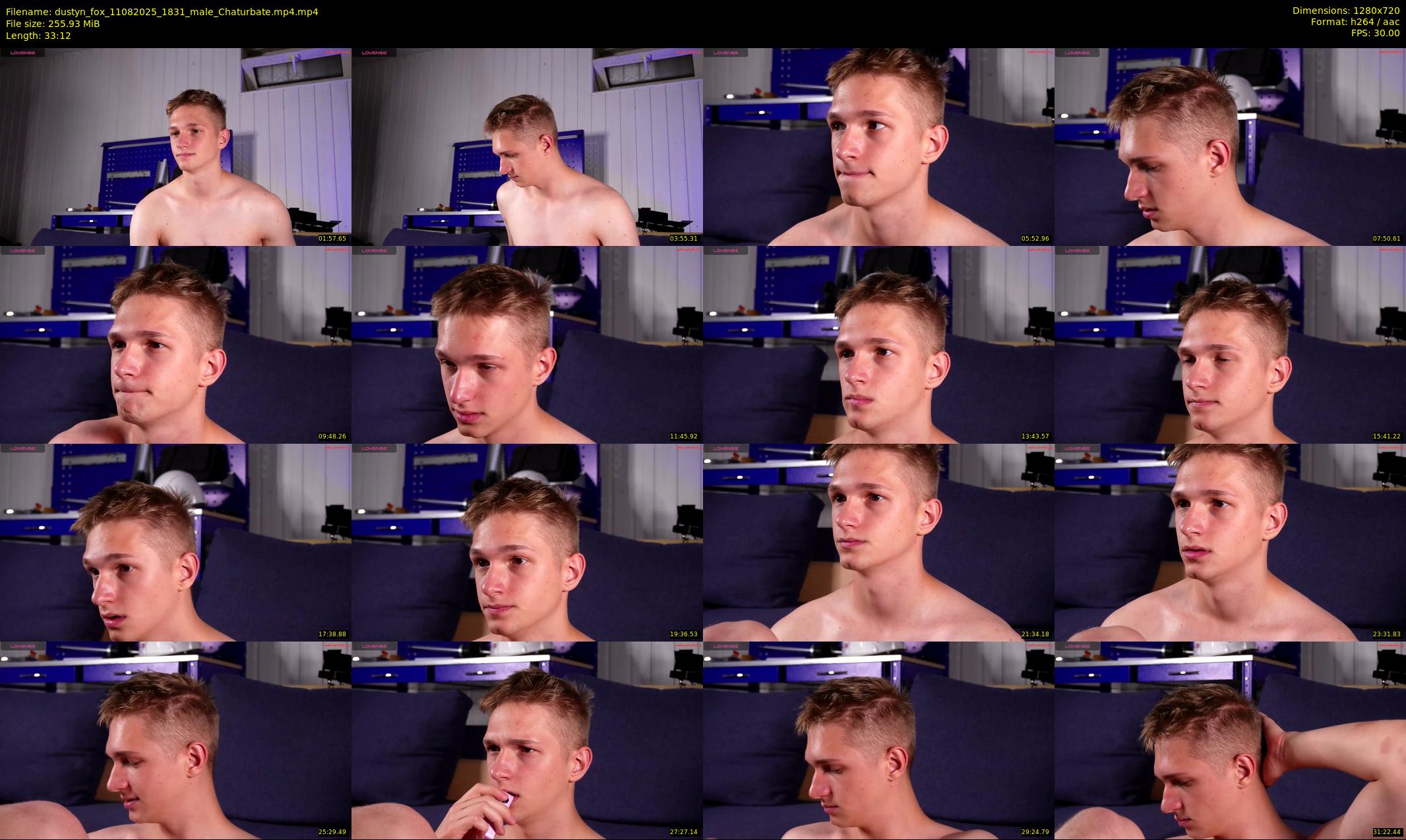 dustyn_fox — 34 minute Chaturbate male cam show recording, 720p, Aug 11, 2025