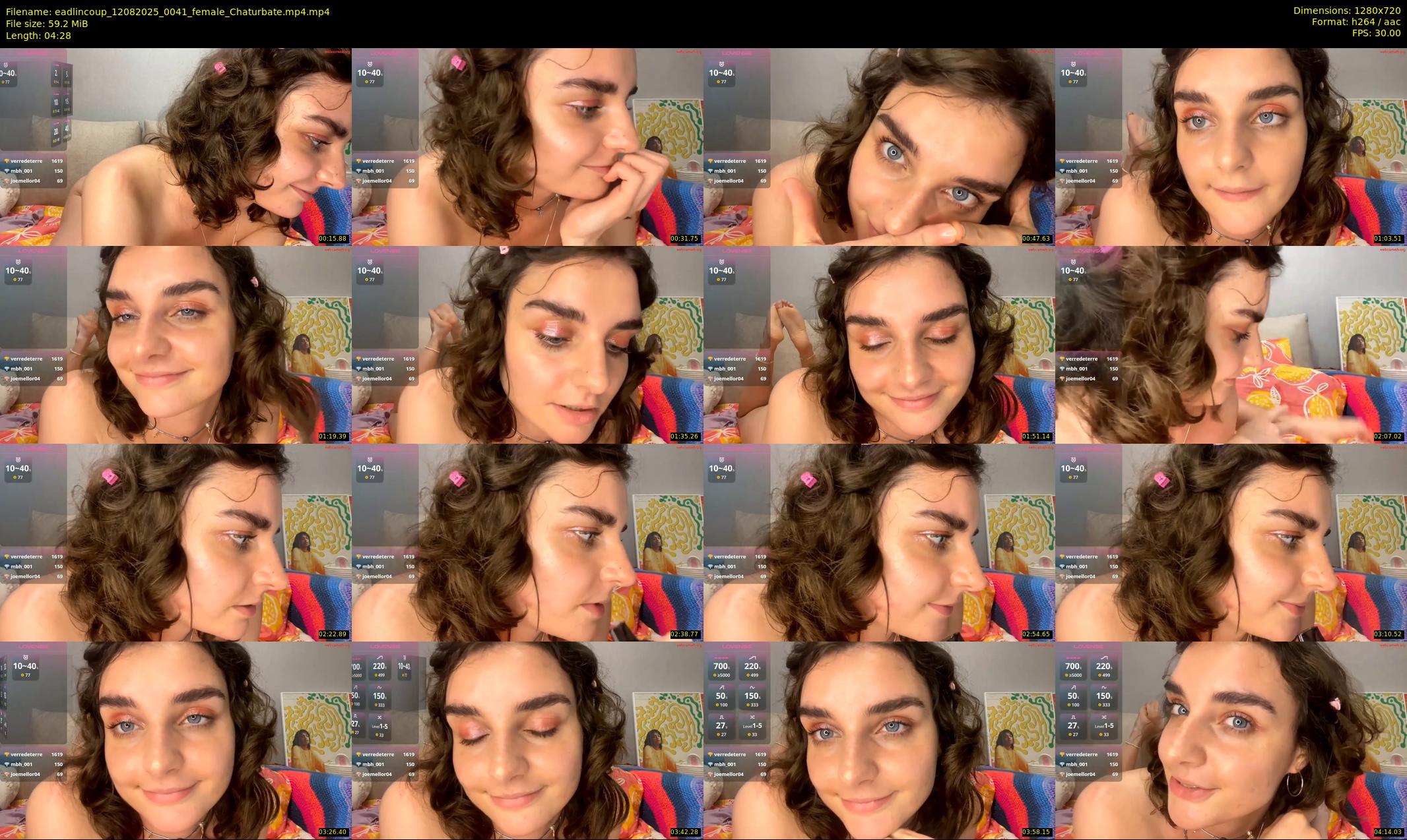 eadlincoup — 5 minute Chaturbate female cam show recording, 720p, Aug 12, 2025
