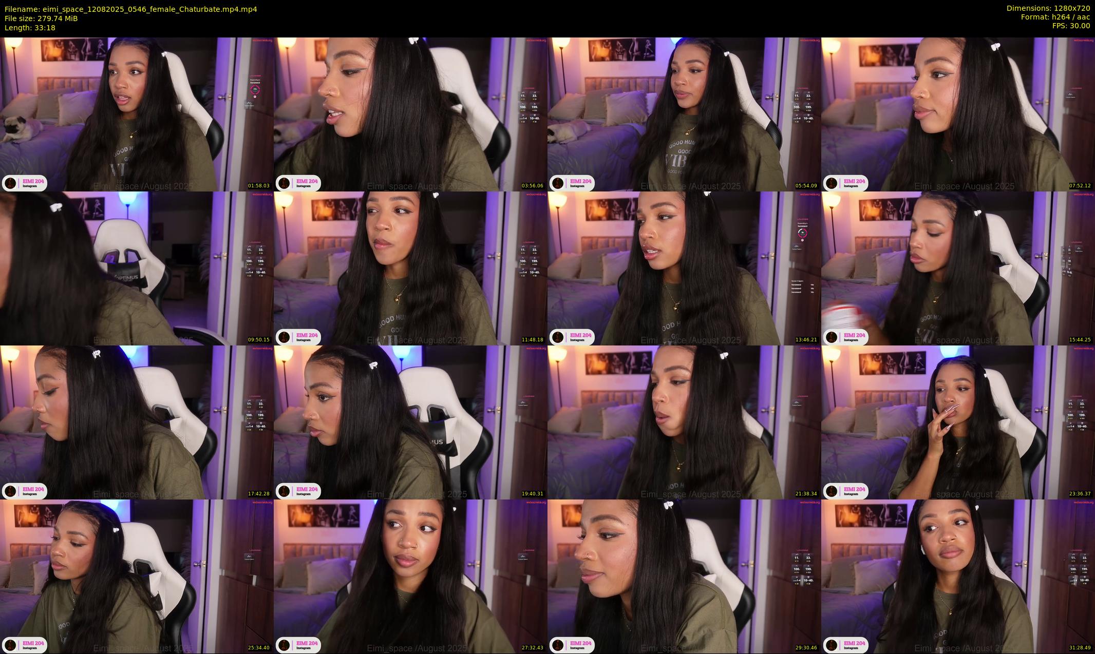 eimi_space — 34 minute Chaturbate female cam show recording, 720p, Aug 12, 2025