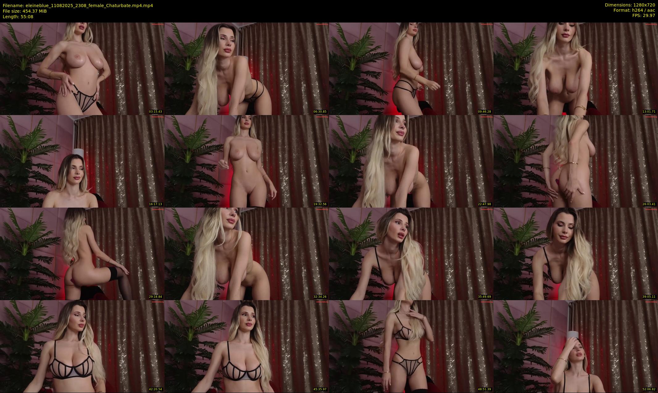 eleineblue — 56 minute Chaturbate female cam show recording, 720p, Aug 11, 2025