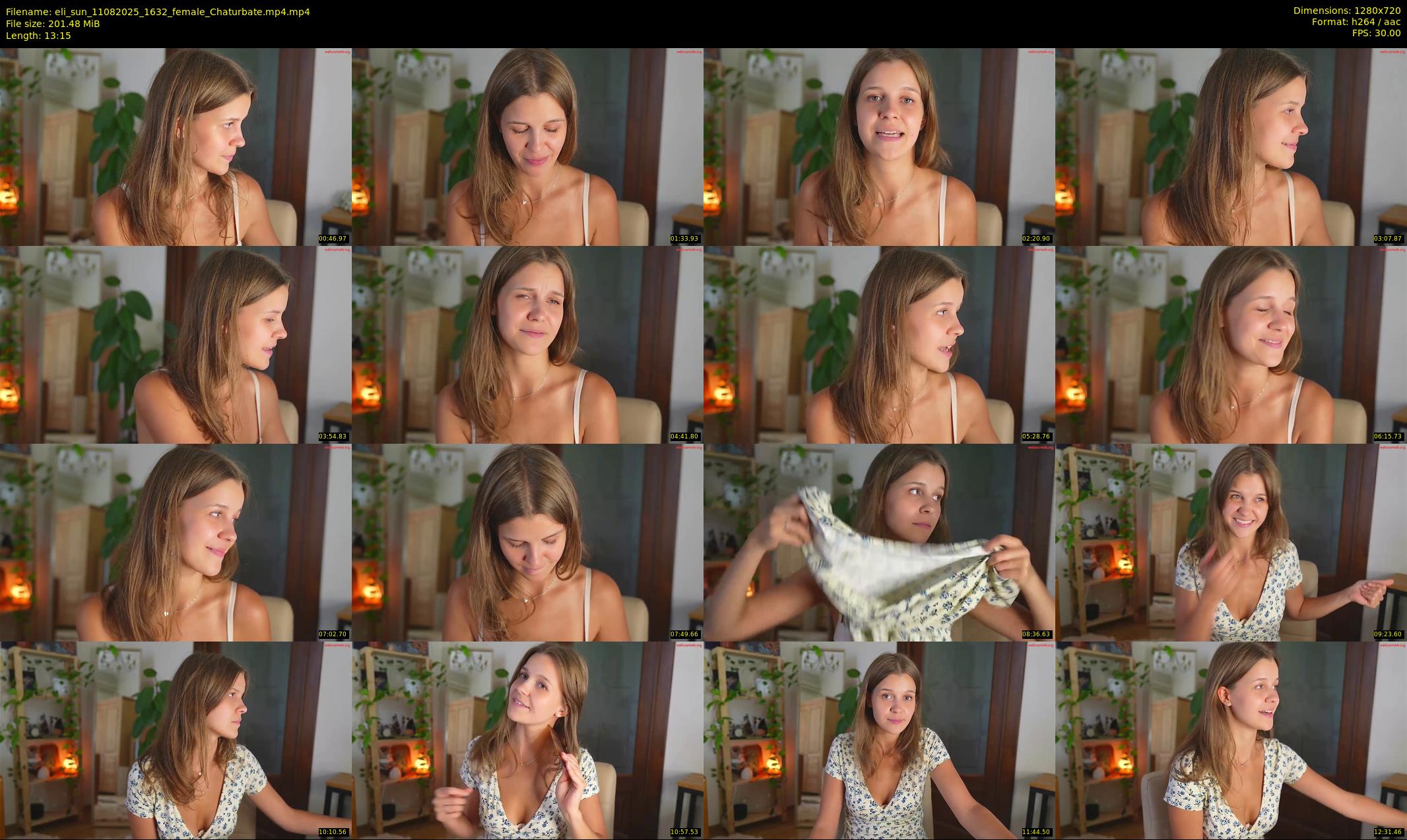 eli_sun — 14 minute Chaturbate female cam show recording, 720p, Aug 11, 2025