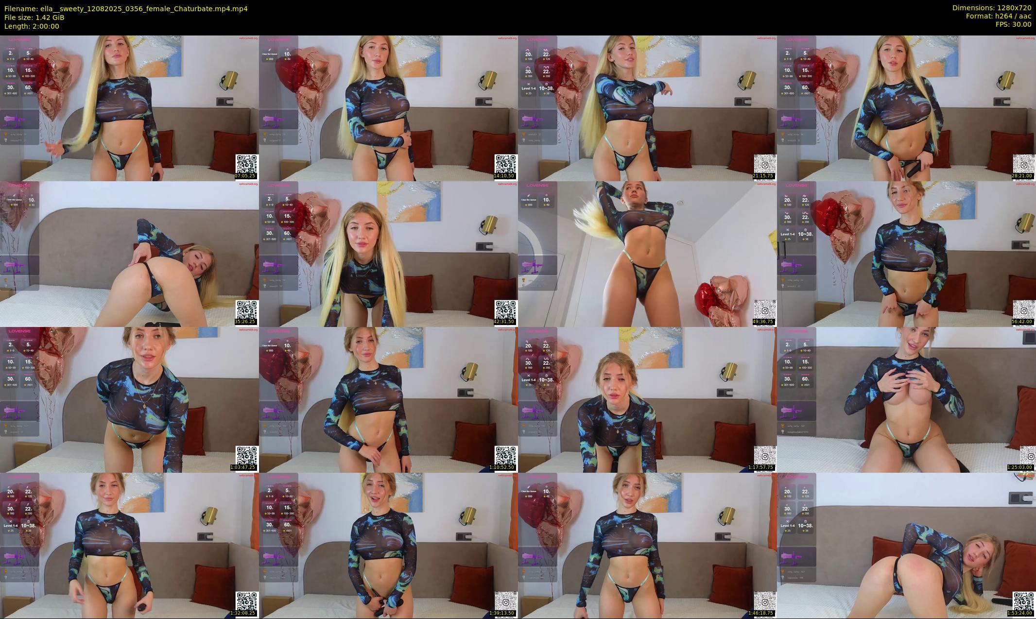 ella__sweety — 120 minute Chaturbate female cam show recording, 720p, Aug 12, 2025