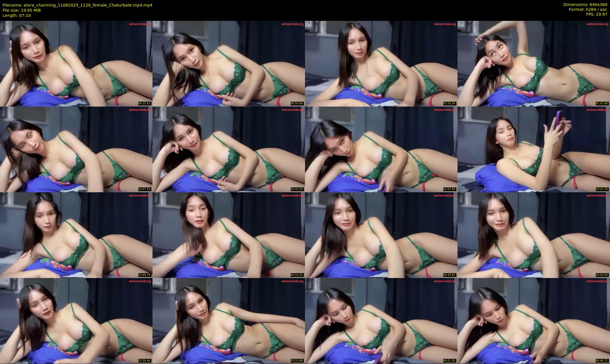 elora_charming — 8 minute Chaturbate female cam show recording, 360p, Aug 11, 2025