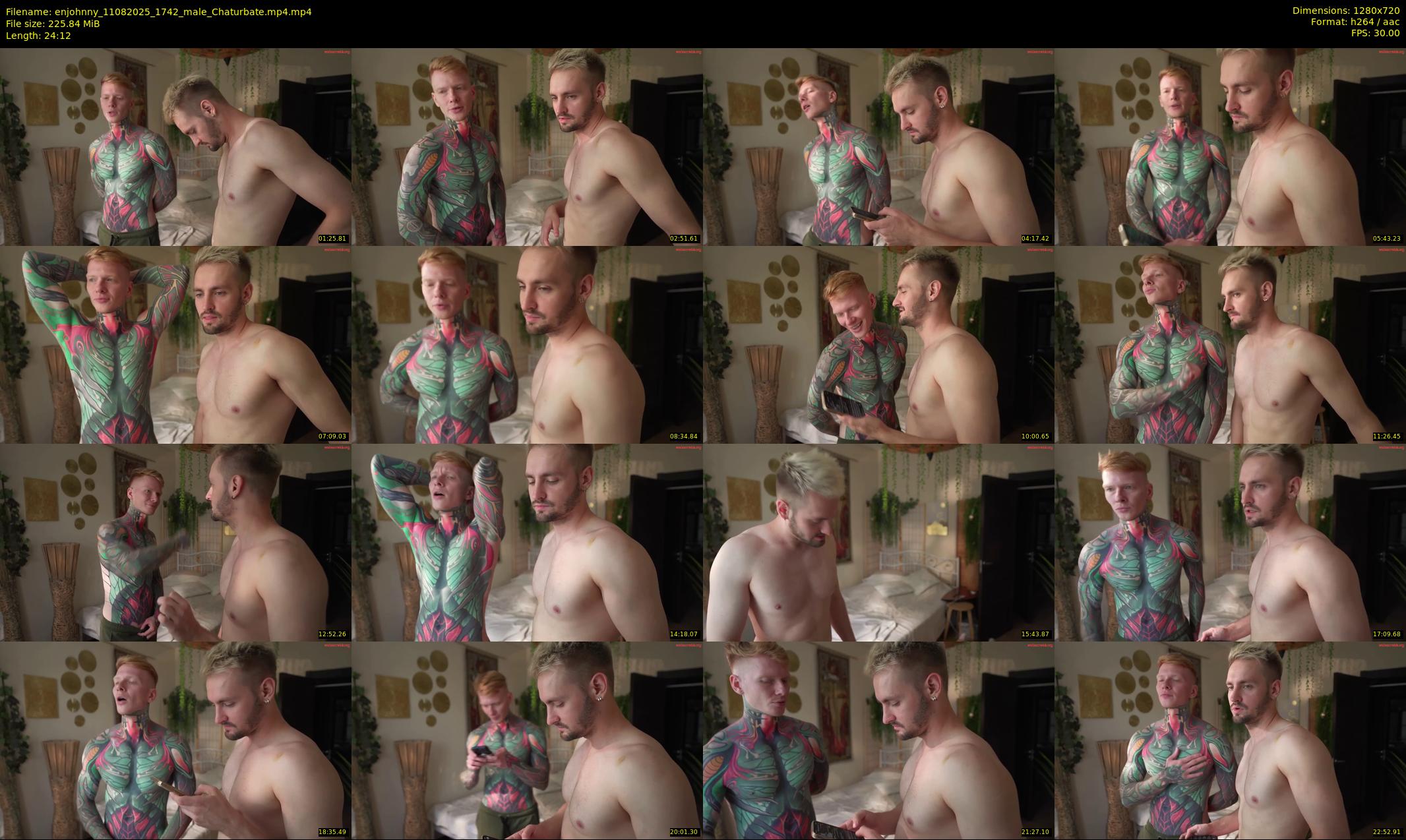 enjohnny — 25 minute Chaturbate male cam show recording, 720p, Aug 11, 2025
