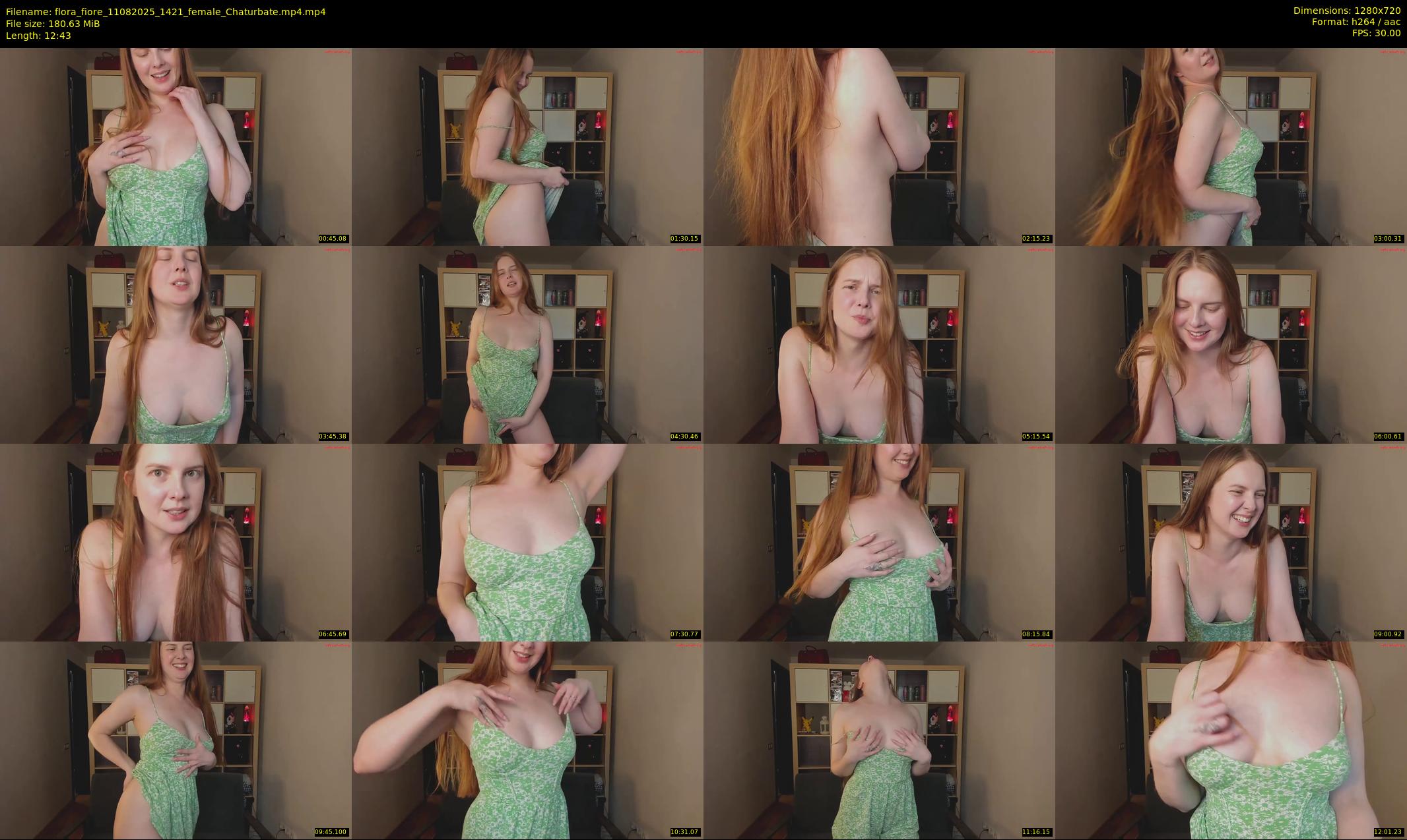 flora_fiore — 13 minute Chaturbate female cam show recording, 720p, Aug 11, 2025