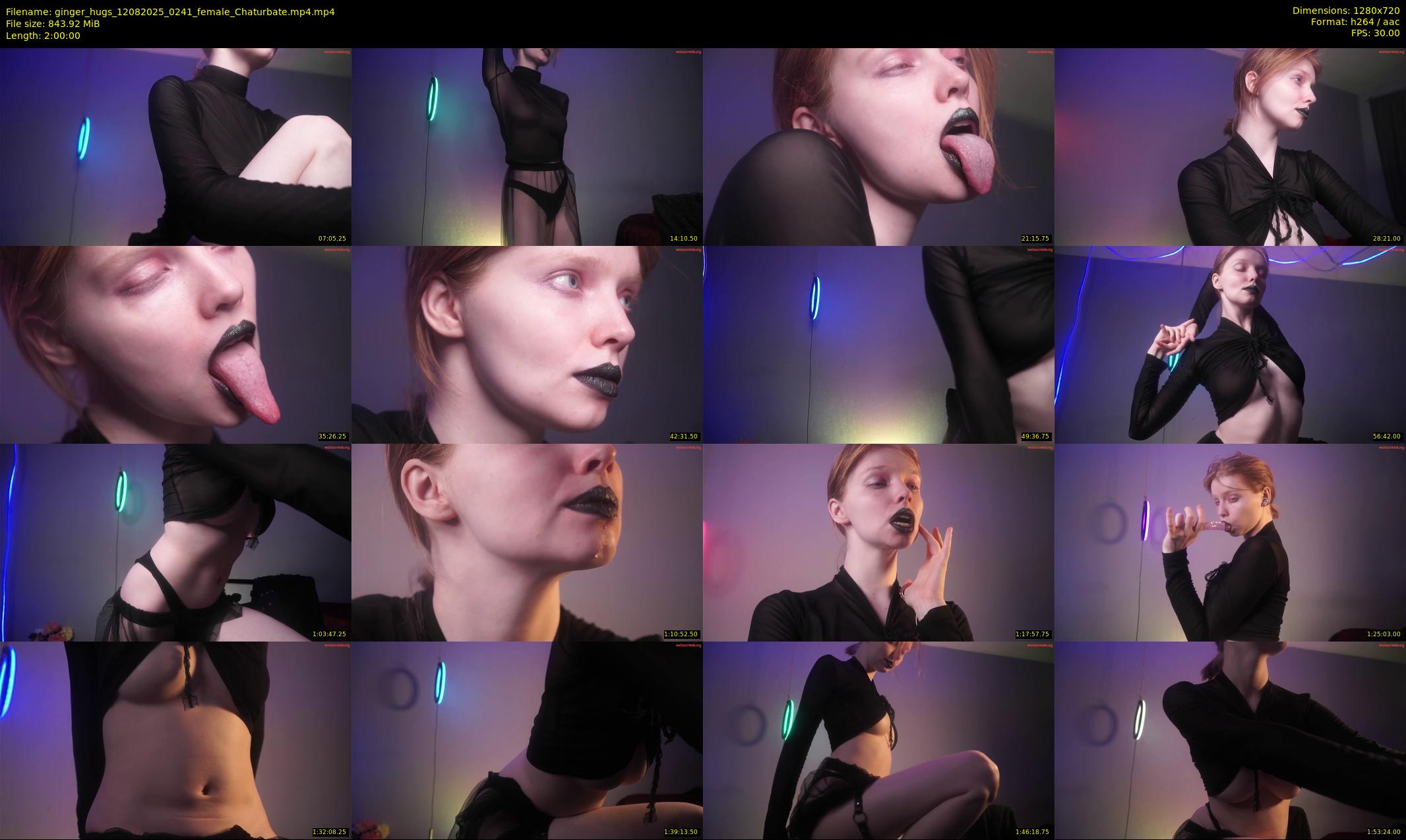 ginger_hugs — 120 minute Chaturbate female cam show recording, 720p, Aug 12, 2025