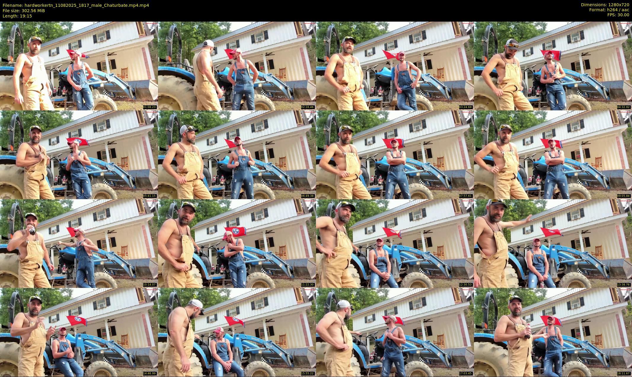 hardworkertn — 20 minute Chaturbate male cam show recording, 720p, Aug 11, 2025