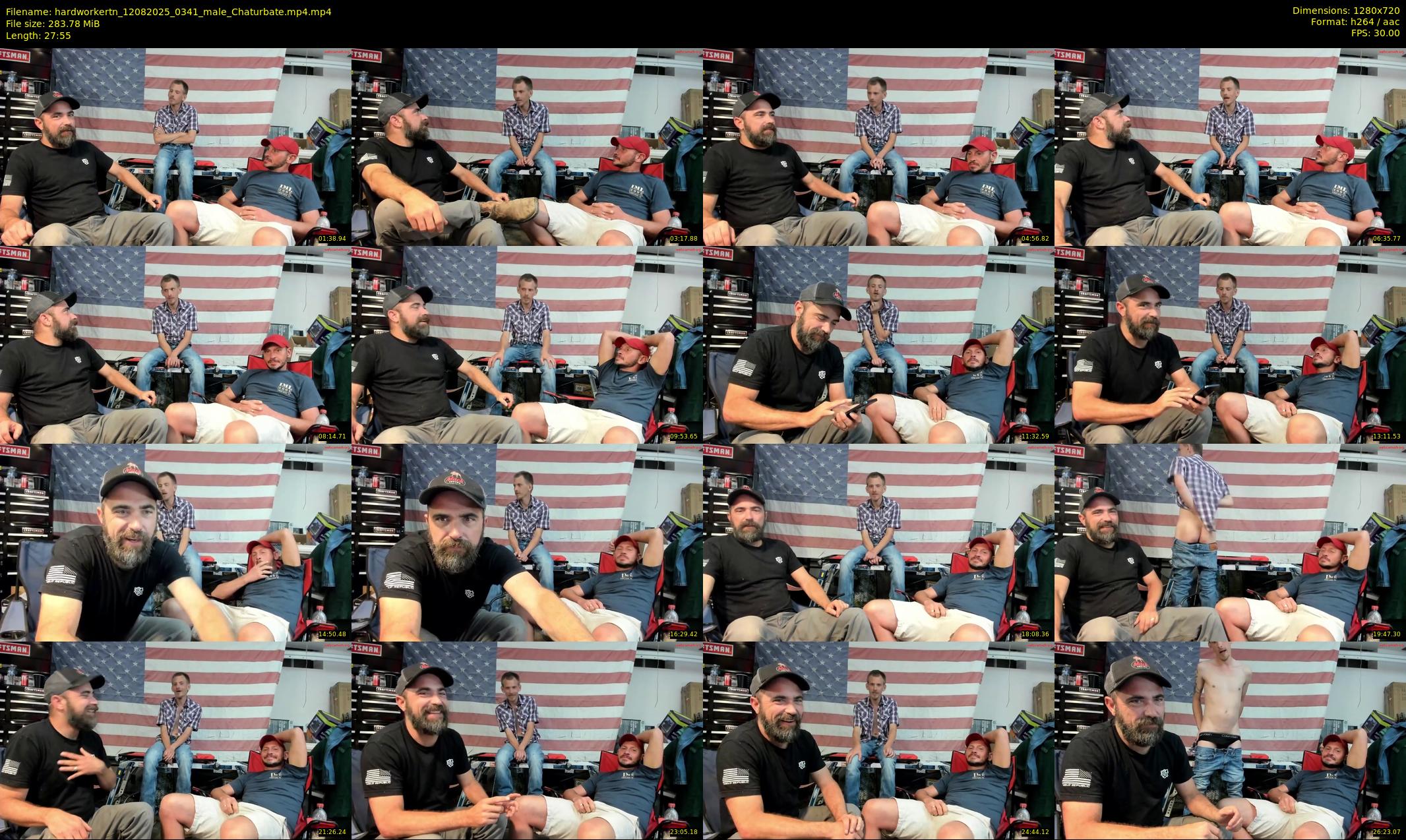hardworkertn — 28 minute Chaturbate male cam show recording, 720p, Aug 12, 2025