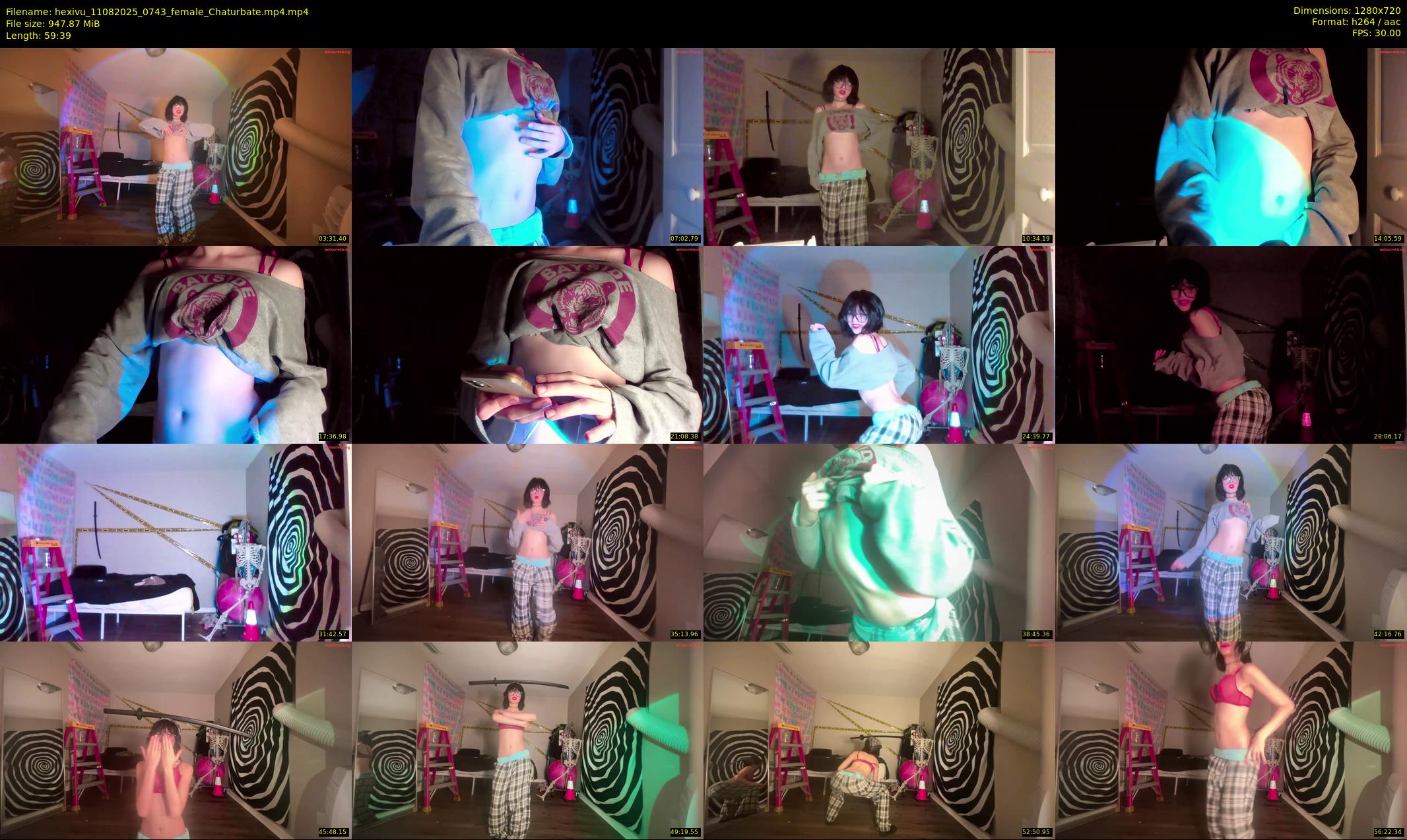 hexivu — 60 minute Chaturbate female cam show recording, 720p, Aug 11, 2025