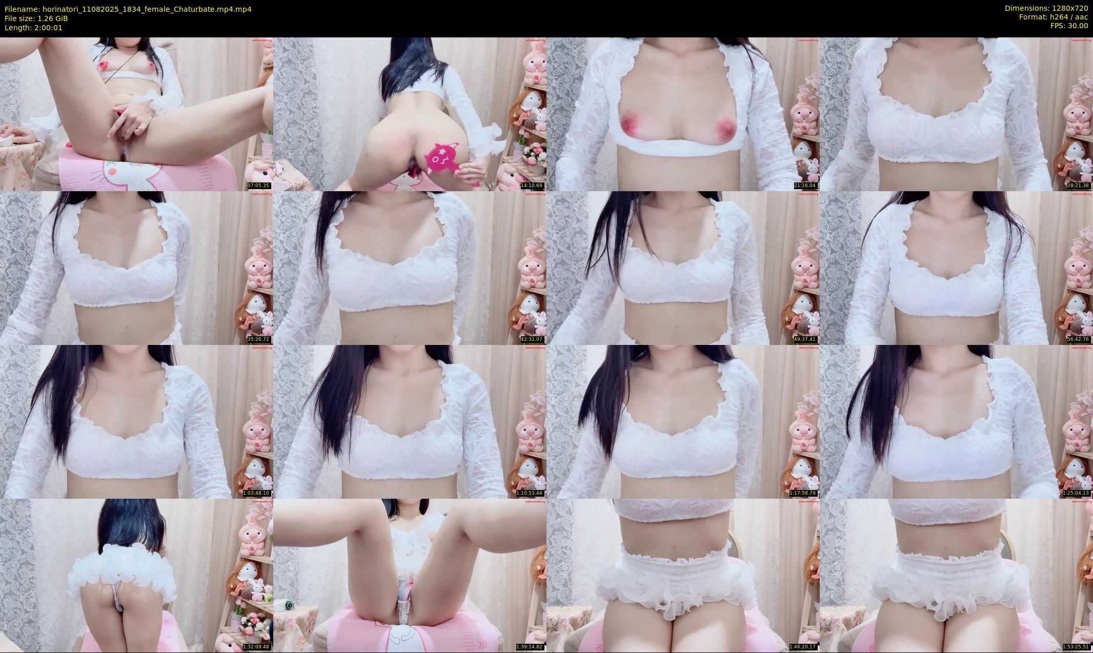 horinatori — 121 minute Chaturbate female cam show recording, 720p, Aug 11, 2025