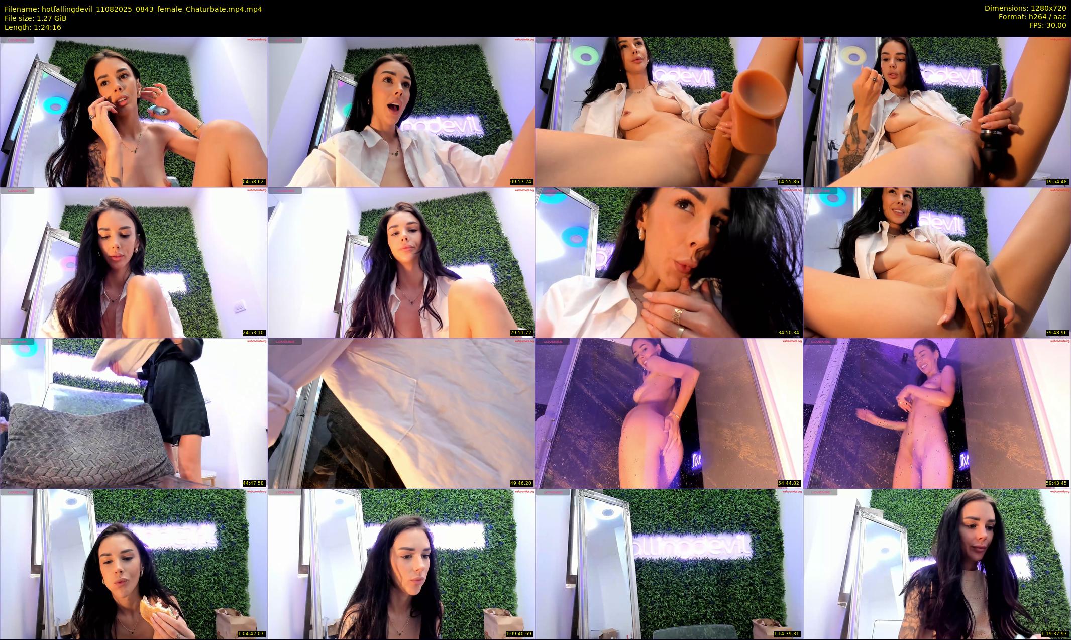 hotfallingdevil — 85 minute Chaturbate female cam show recording, 720p, Aug 11, 2025