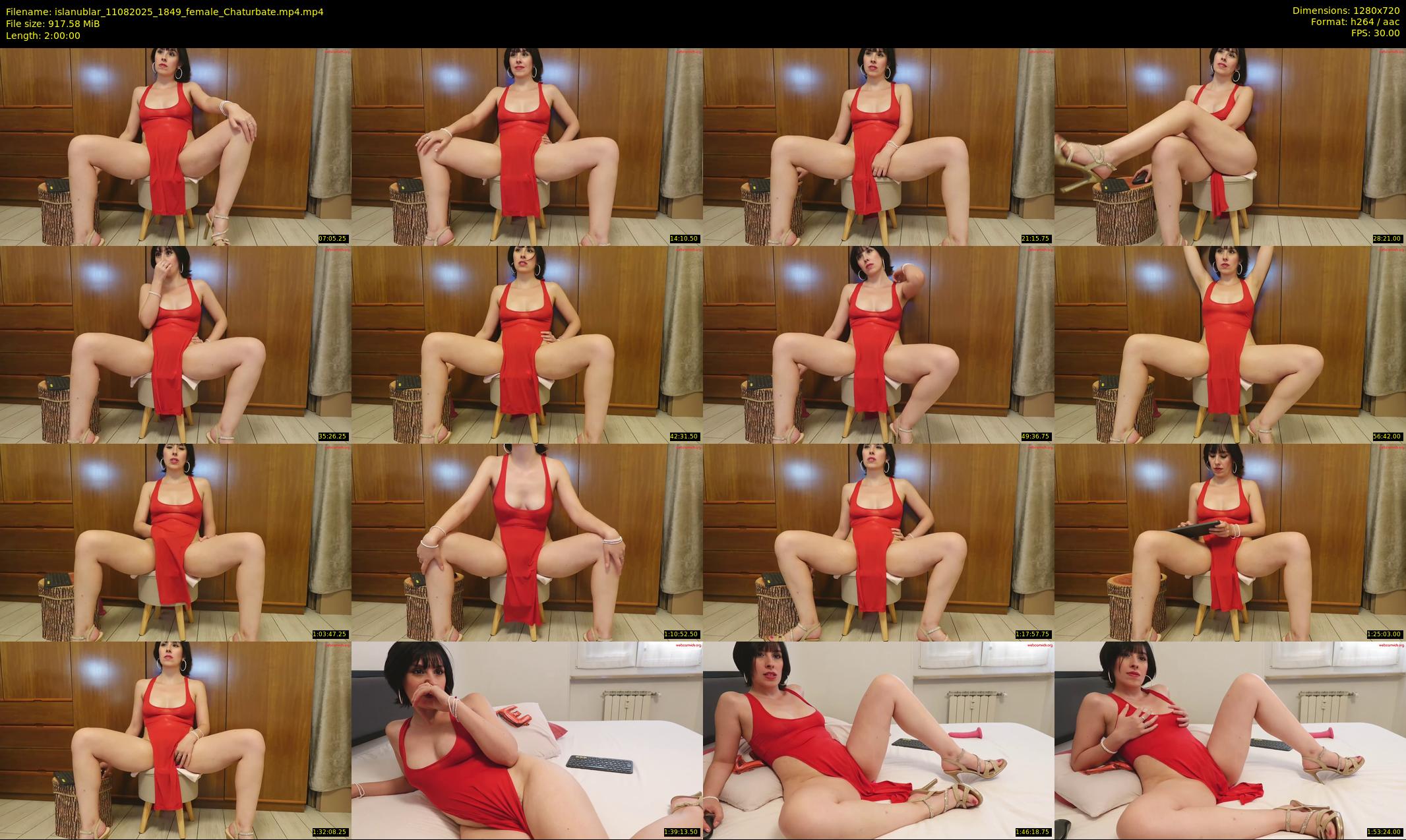 islanublar — 120 minute Chaturbate female cam show recording, 720p, Aug 11, 2025
