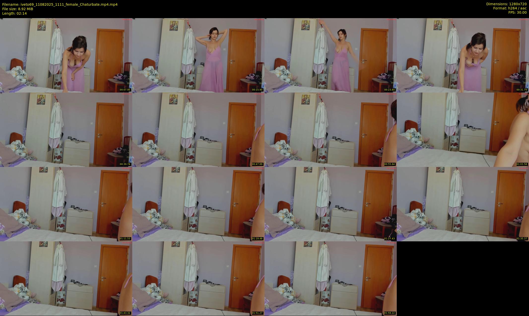 iveto69 — 3 minute Chaturbate female cam show recording, 720p, Aug 11, 2025
