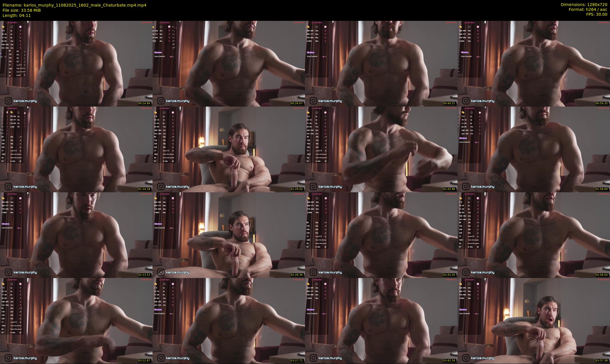 karlos_murphy — 5 minute Chaturbate male cam show recording, 720p, Aug 11, 2025