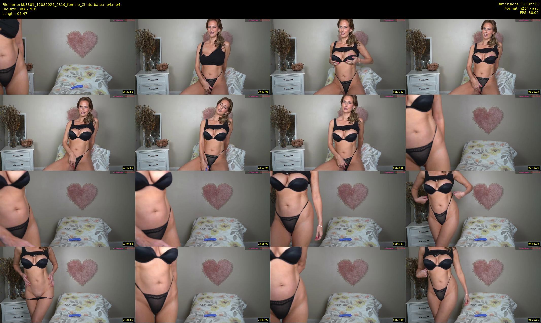 kb3301 — 6 minute Chaturbate couple cam show recording, 720p, Aug 12, 2025