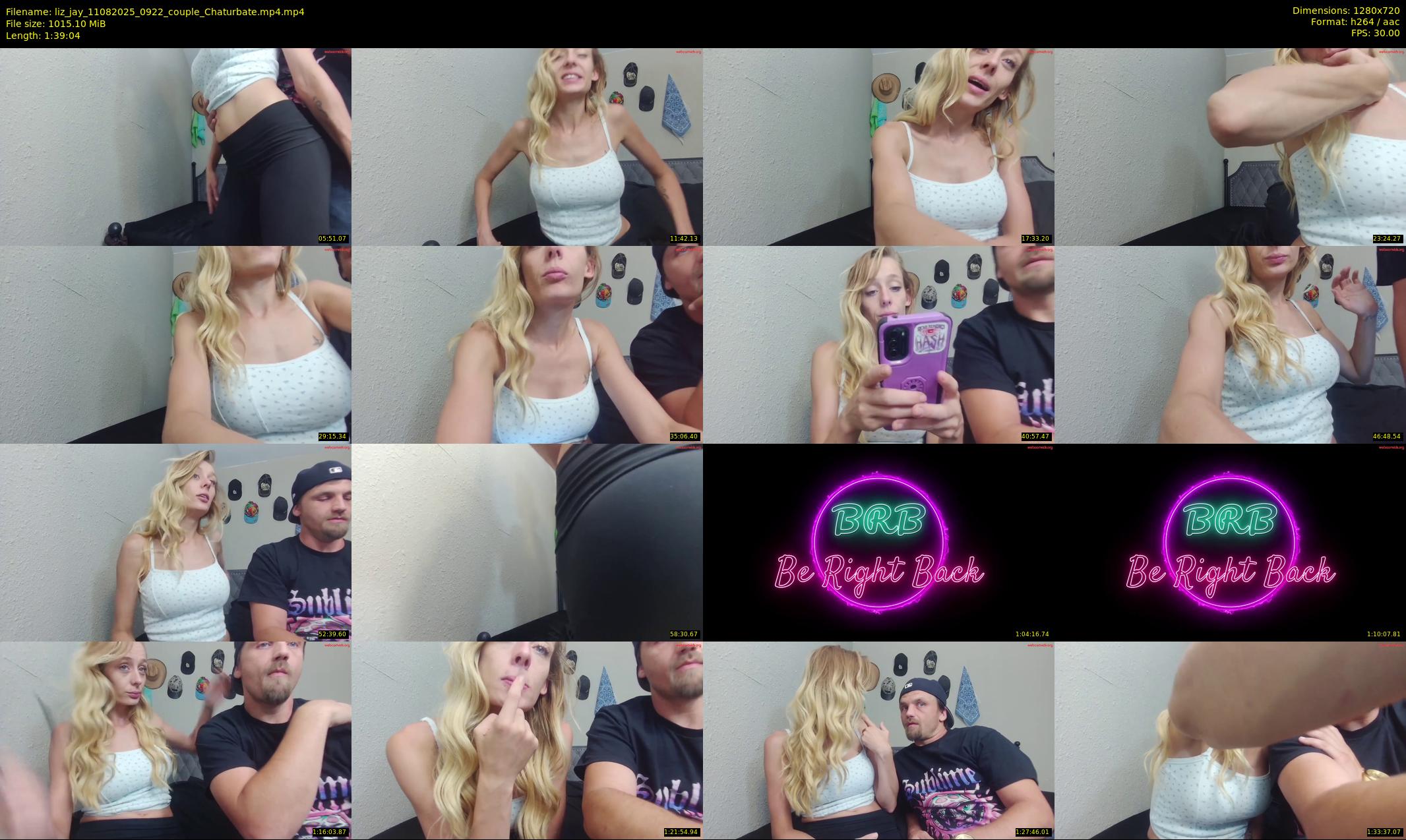 liz_jay — 100 minute Chaturbate couple cam show recording, 720p, Aug 11, 2025