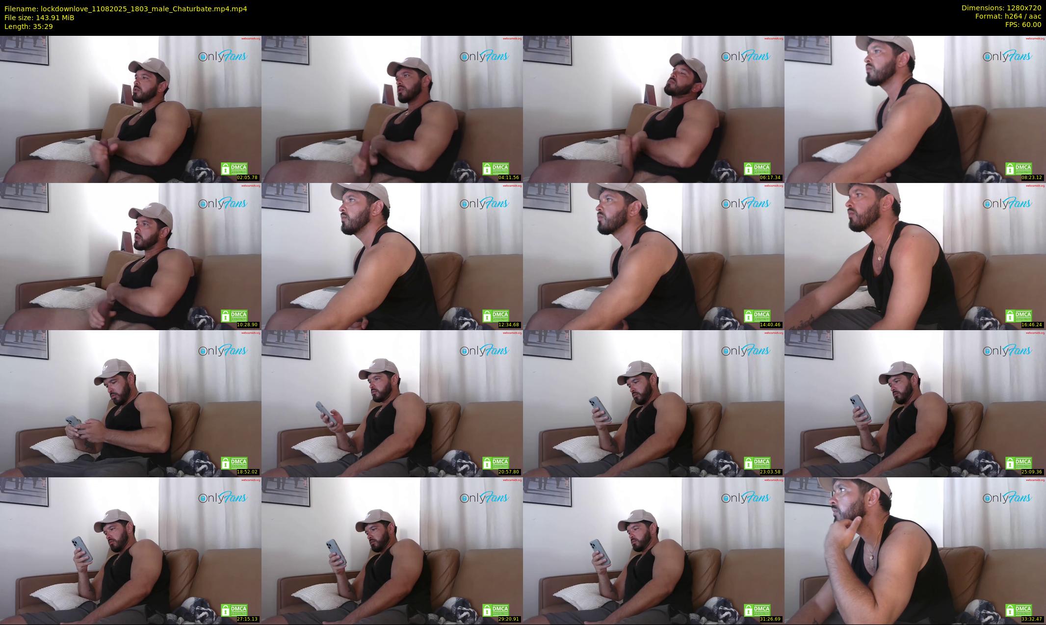 lockdownlove — 36 minute Chaturbate male cam show recording, 720p, Aug 11, 2025