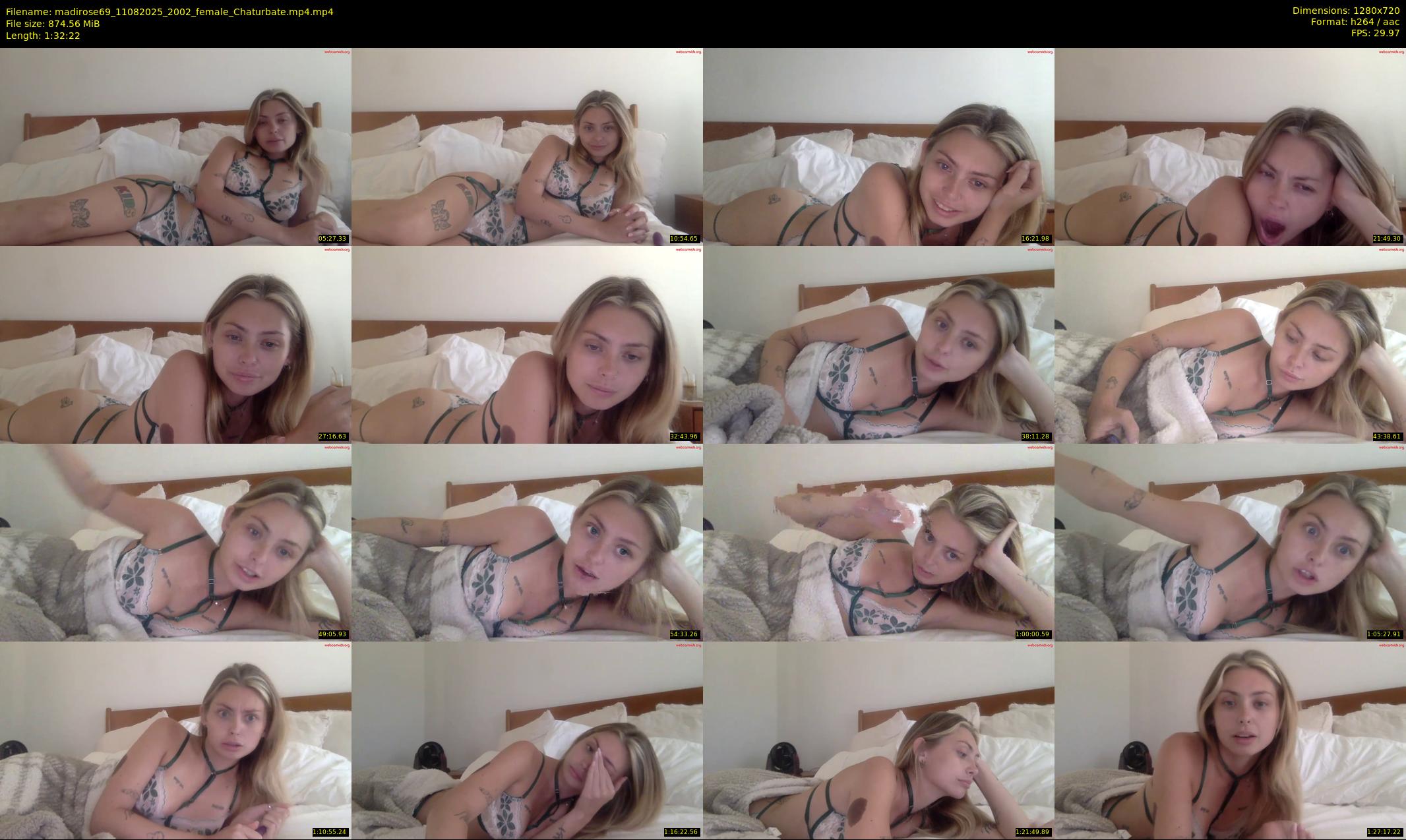 madirose69 — 93 minute Chaturbate female cam show recording, 720p, Aug 11, 2025