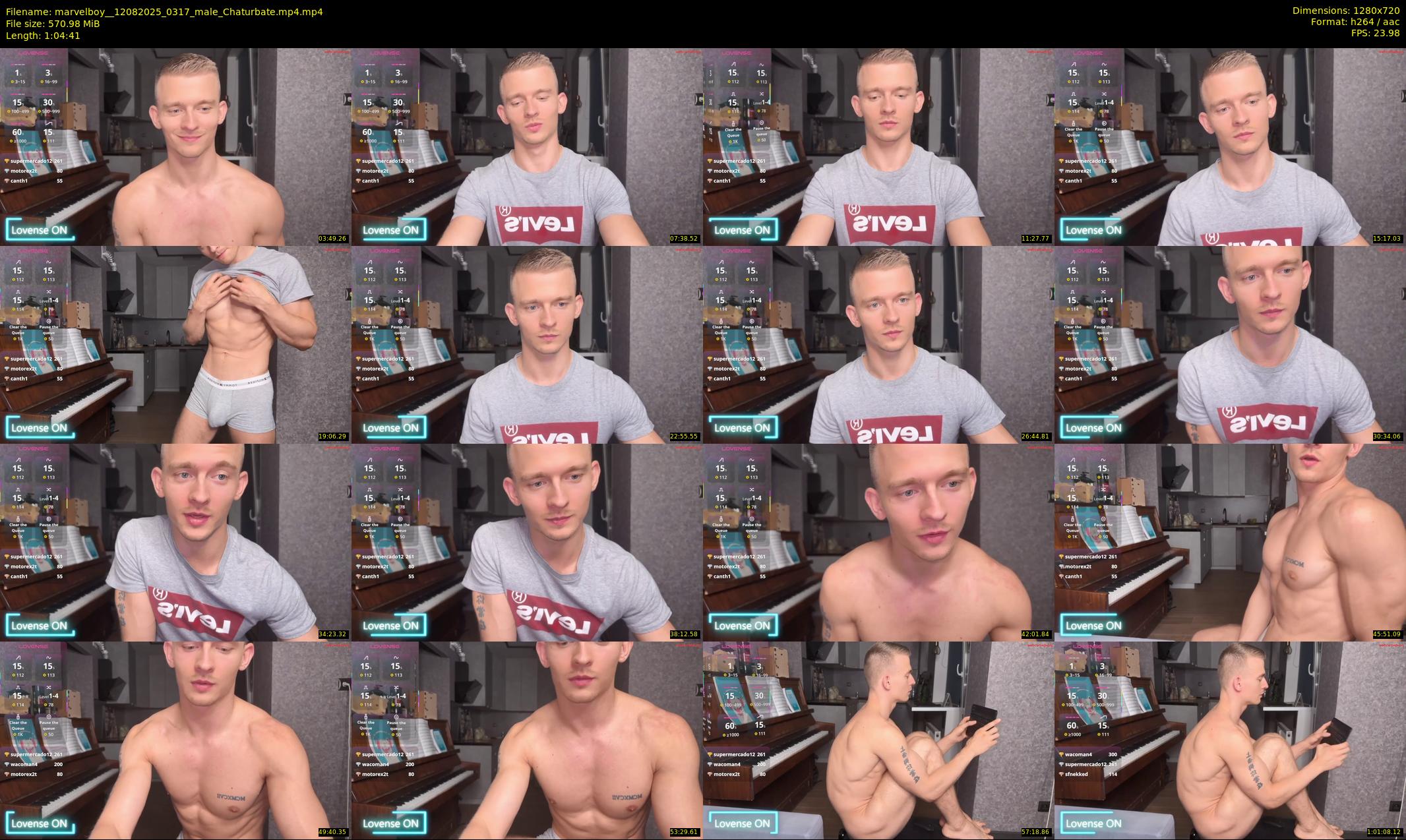 marvelboy_ — 65 minute Chaturbate male cam show recording, 720p, Aug 12, 2025