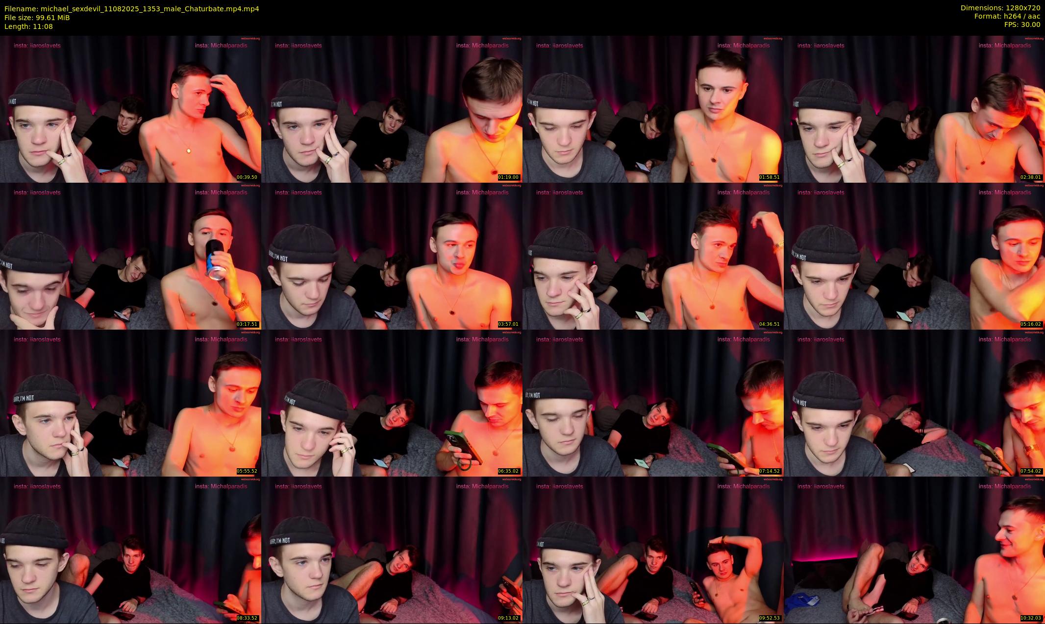 michael_sexdevil — 12 minute Chaturbate male cam show recording, 720p, Aug 11, 2025
